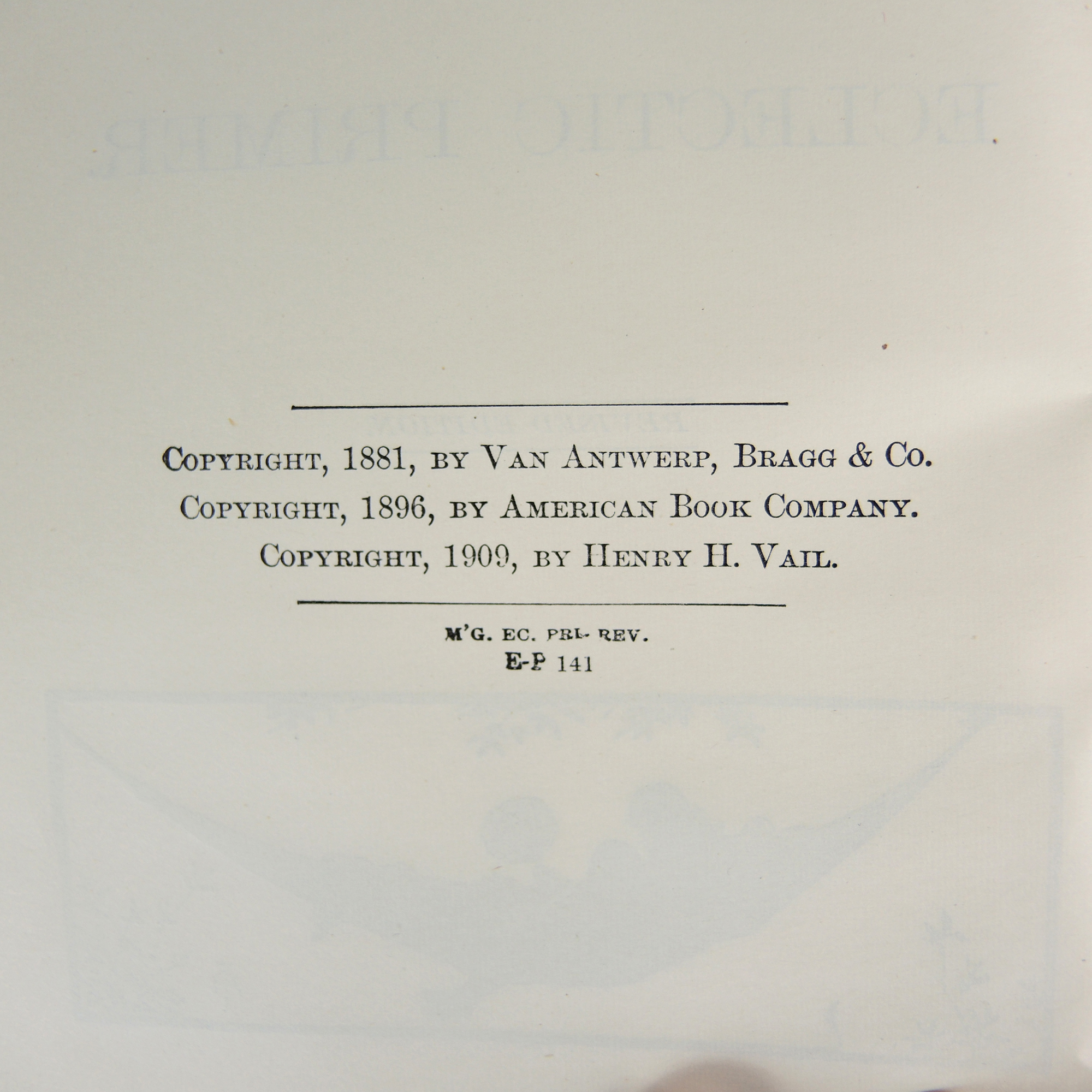 Seven-Volume Set of "McGuffy's Eclectic Readers" Revised Editions