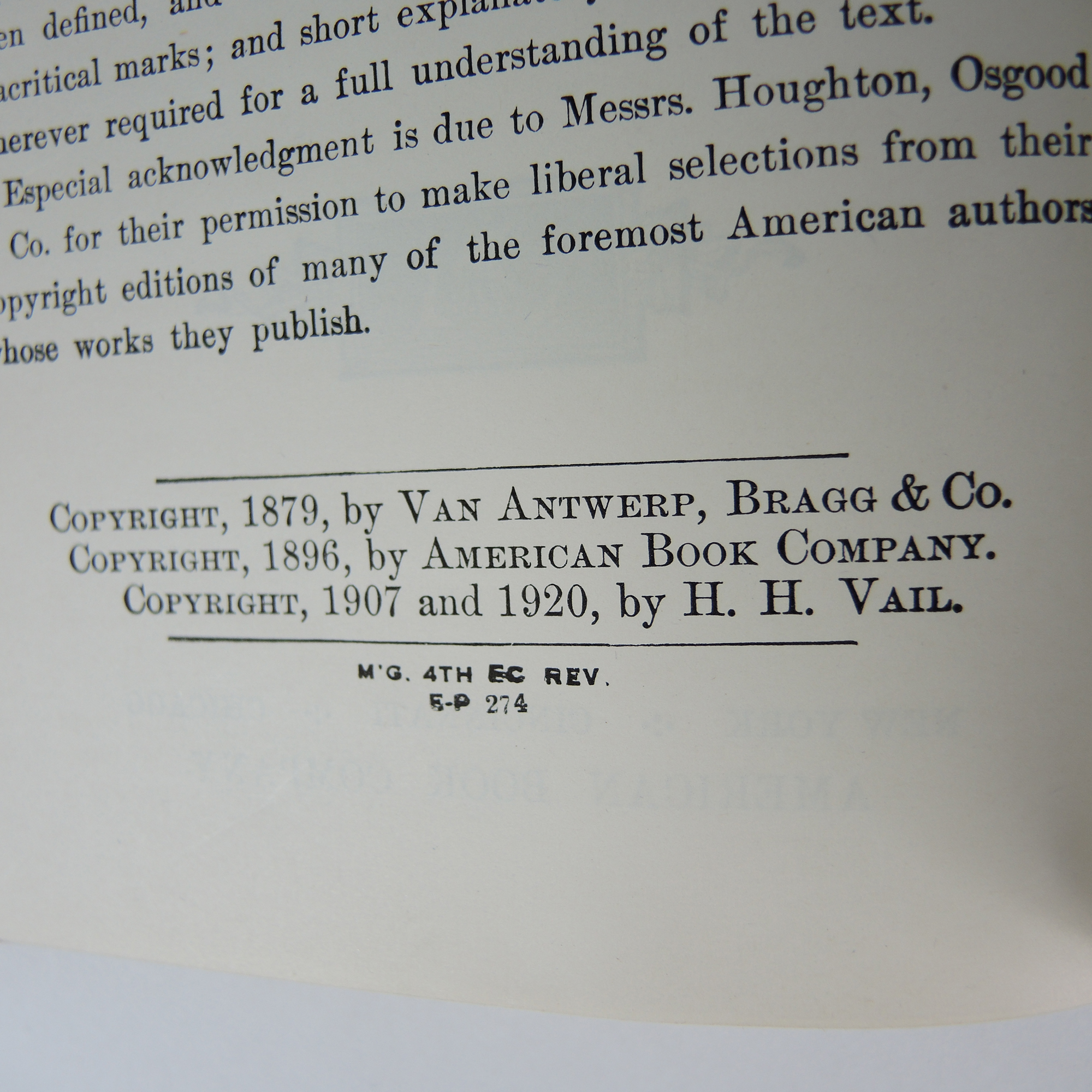Seven-Volume Set of "McGuffy's Eclectic Readers" Revised Editions