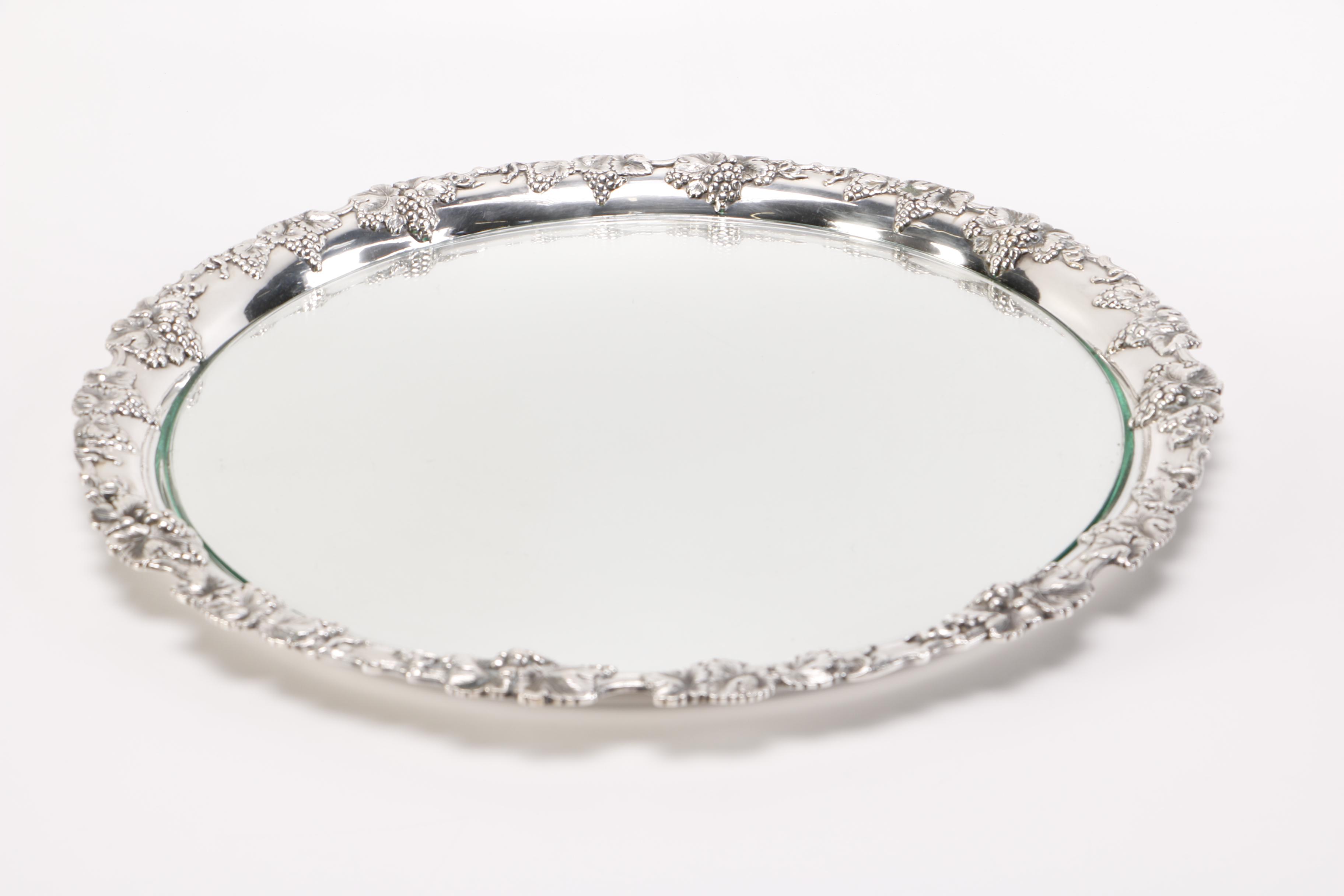 P. Ferner Silver Plate Punch Bowl Set