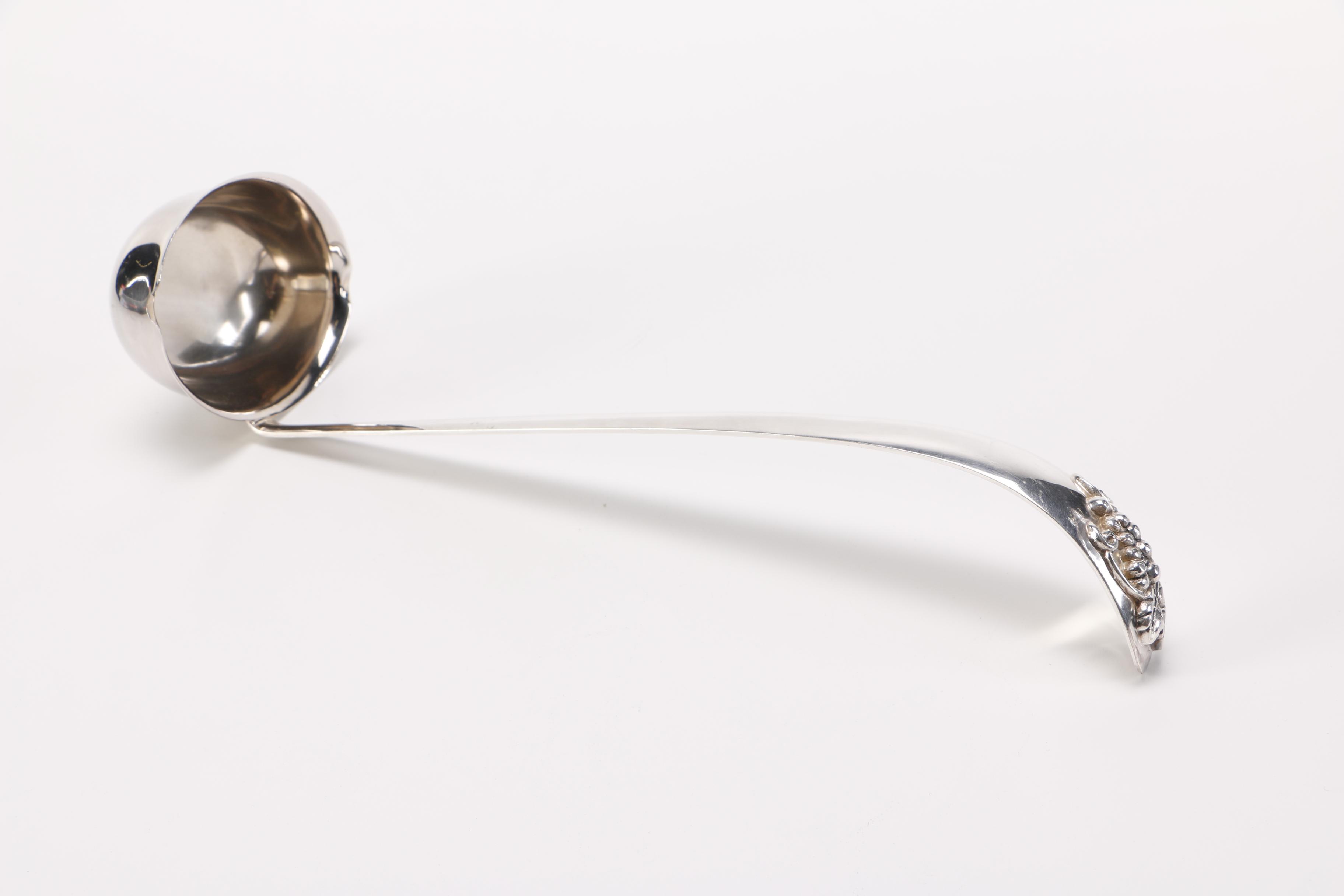 P. Ferner Silver Plate Punch Bowl Set