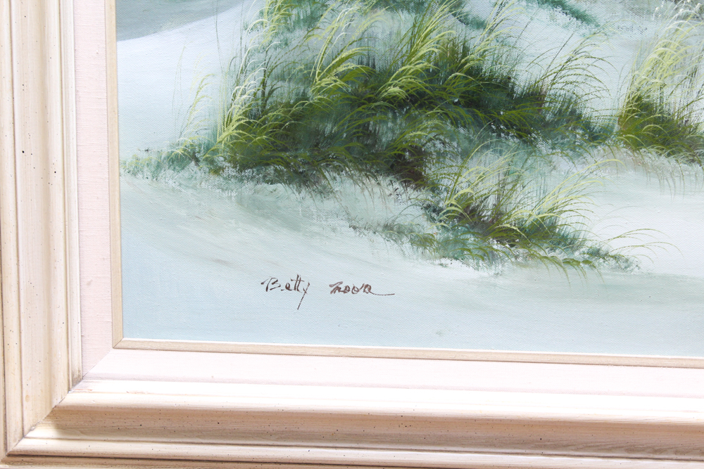 Betty Moore Seascape Oil Painting on Canvas