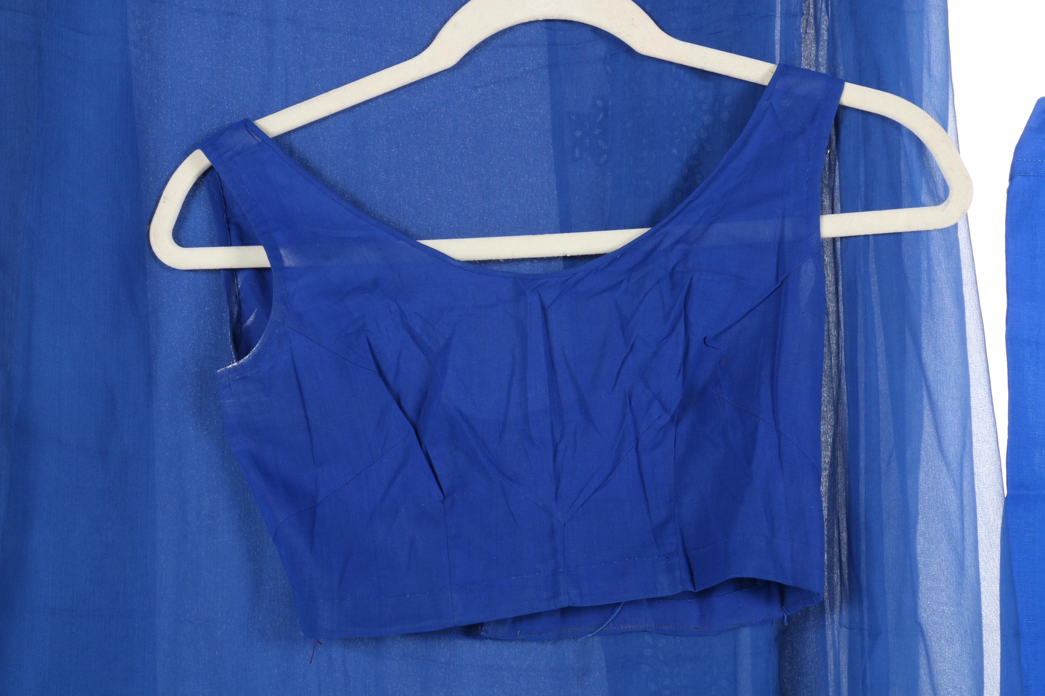 Assortment of Colorful Solid Sari's