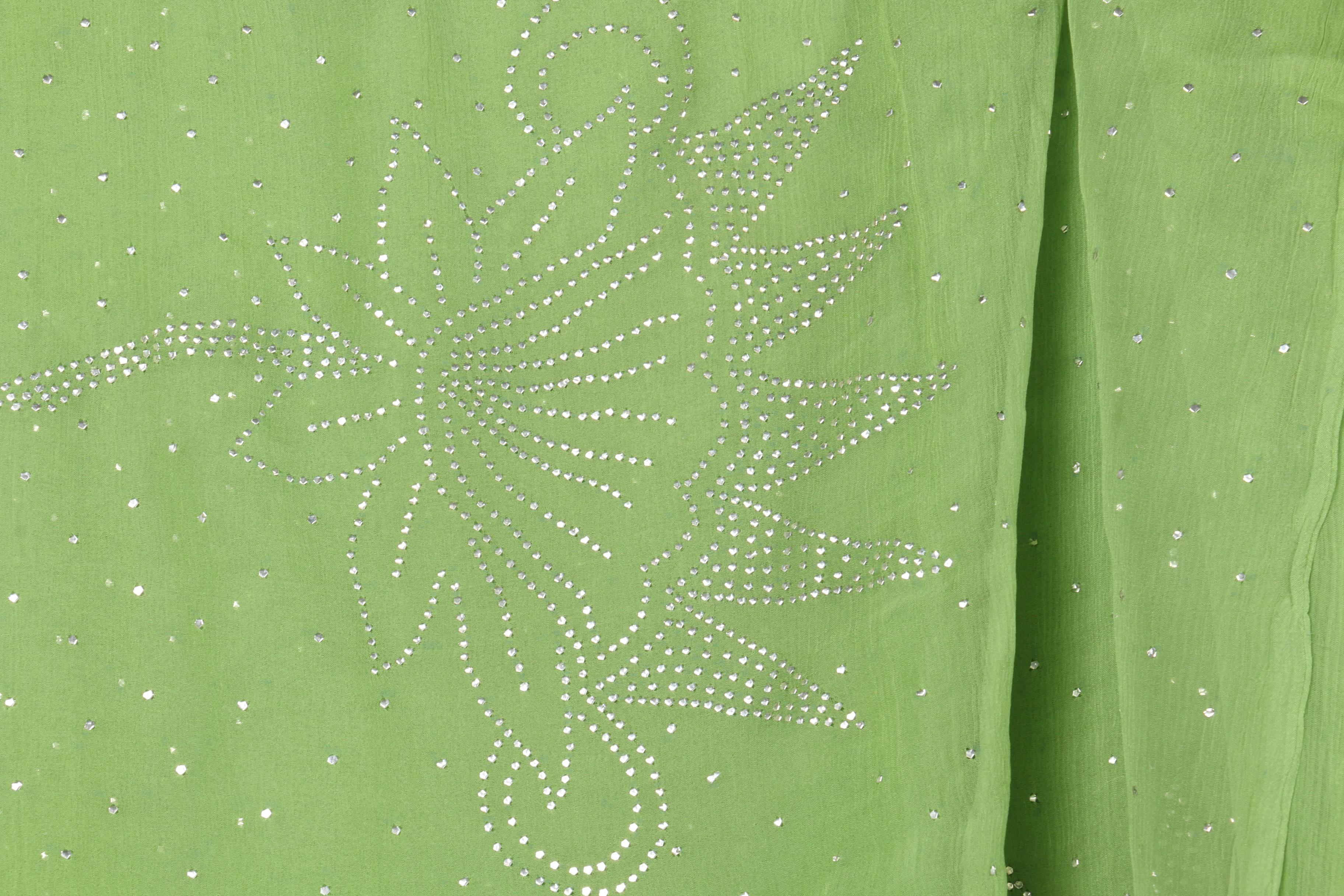 Assortment of Colorful Solid Sari's