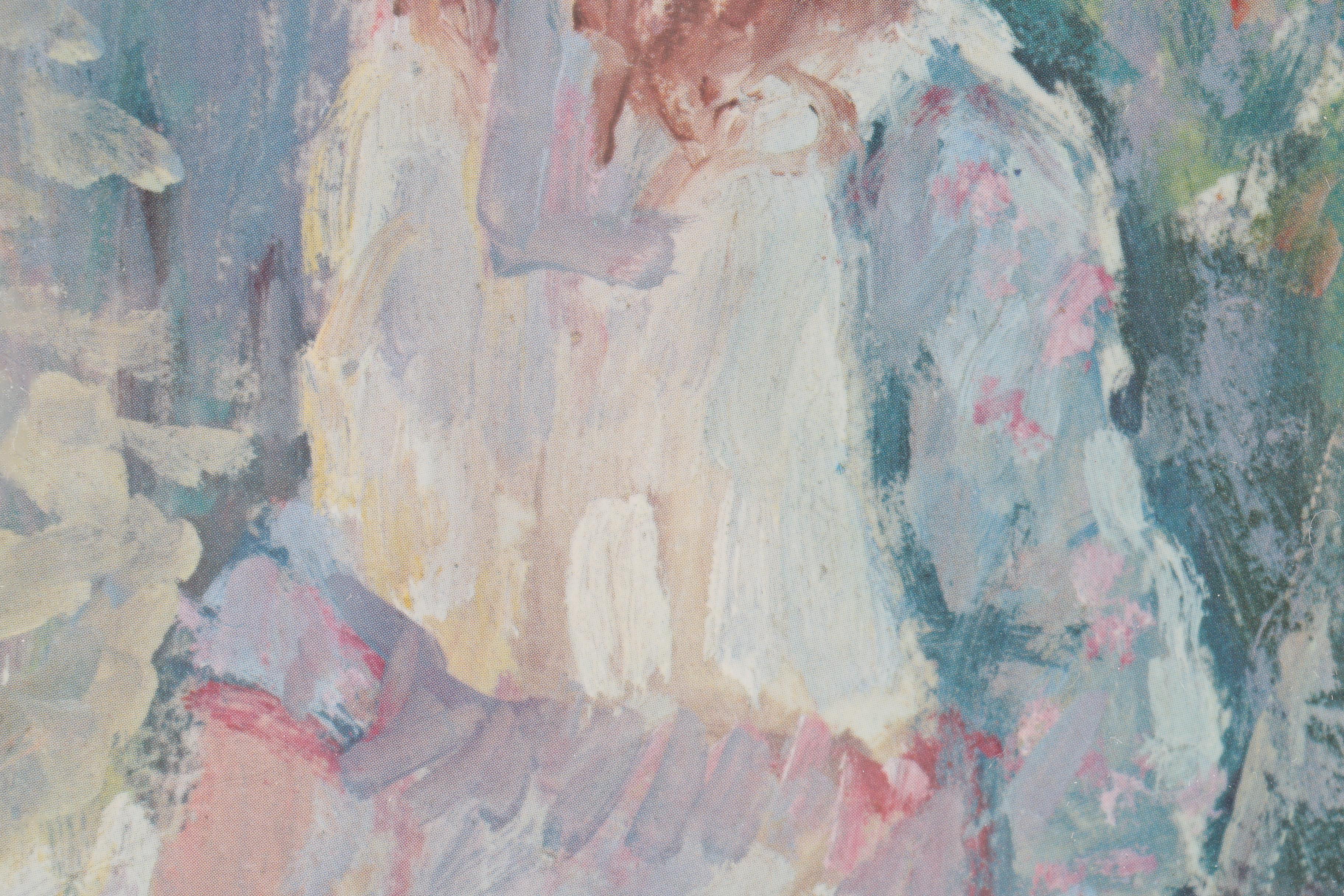 Irene Borg Limited Edition Offset Lithograph After "Solitude"