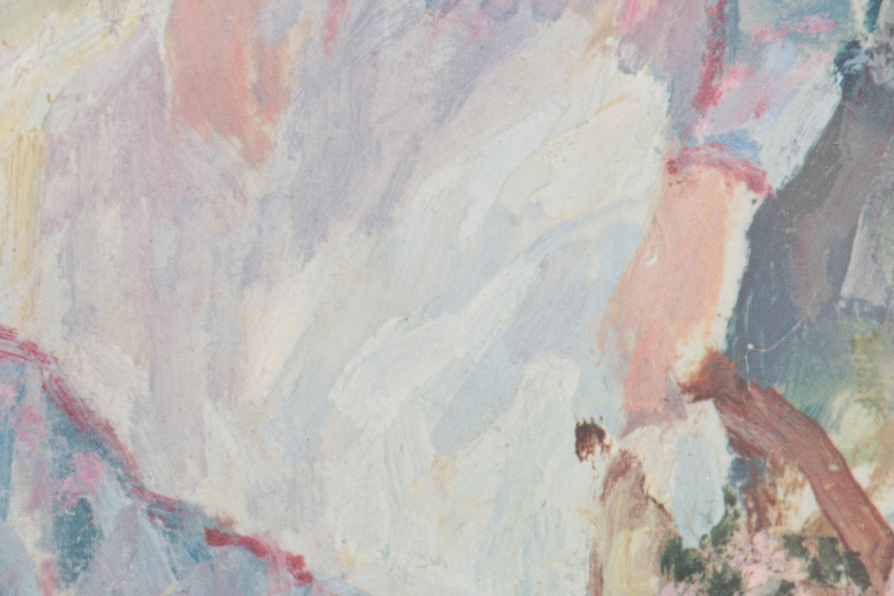 Irene Borg Limited Edition Offset Lithograph After "Solitude"