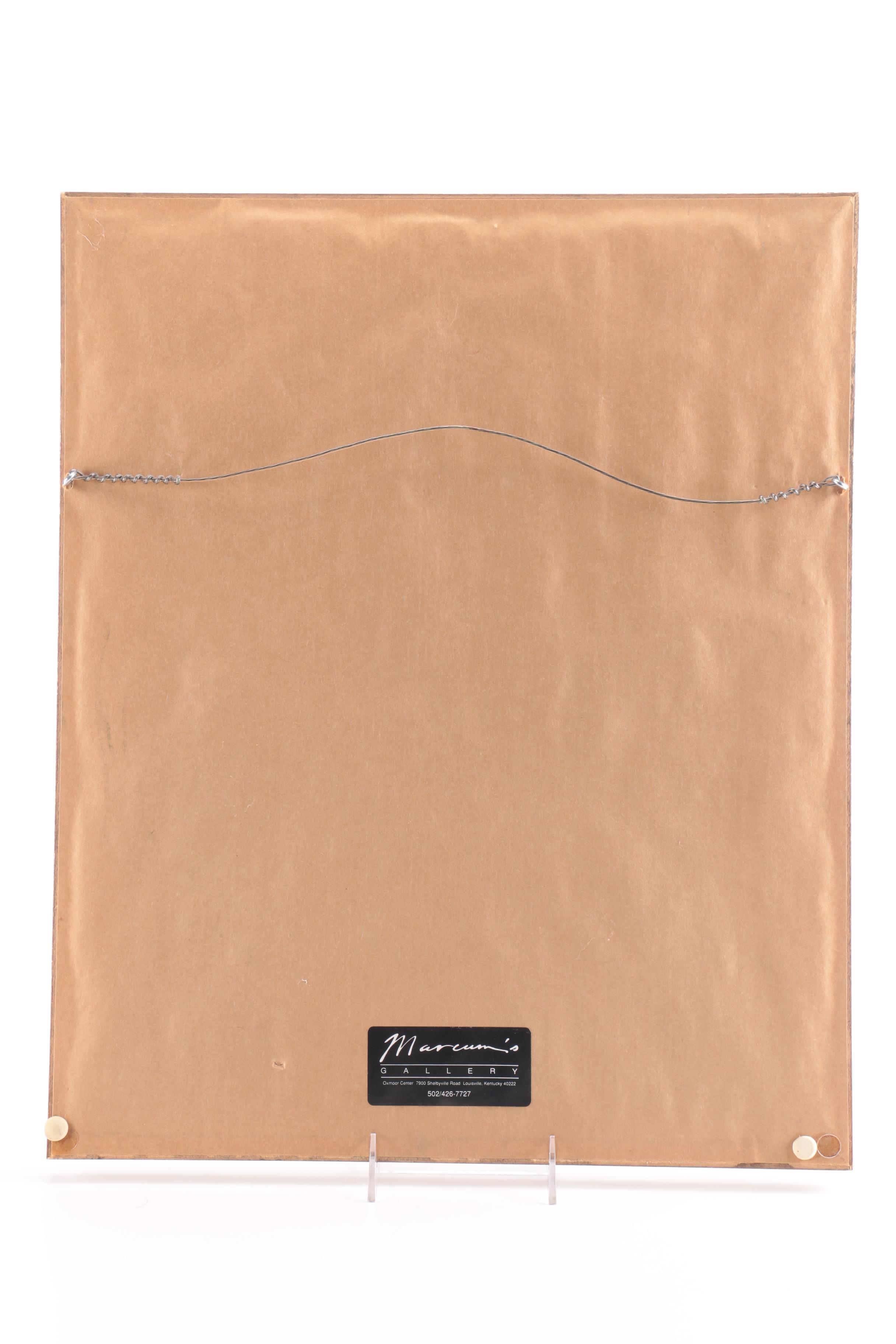 Irene Borg Limited Edition Offset Lithograph After "Solitude"