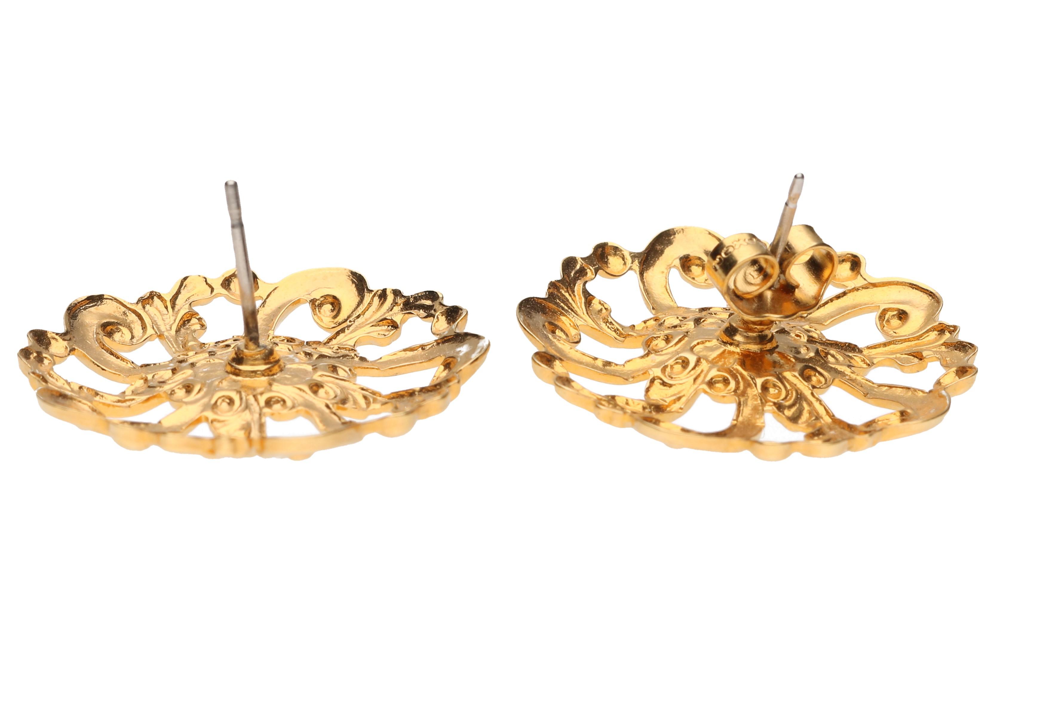 Assortment of Gold Toned Jewelry Including Jennifer Lopez