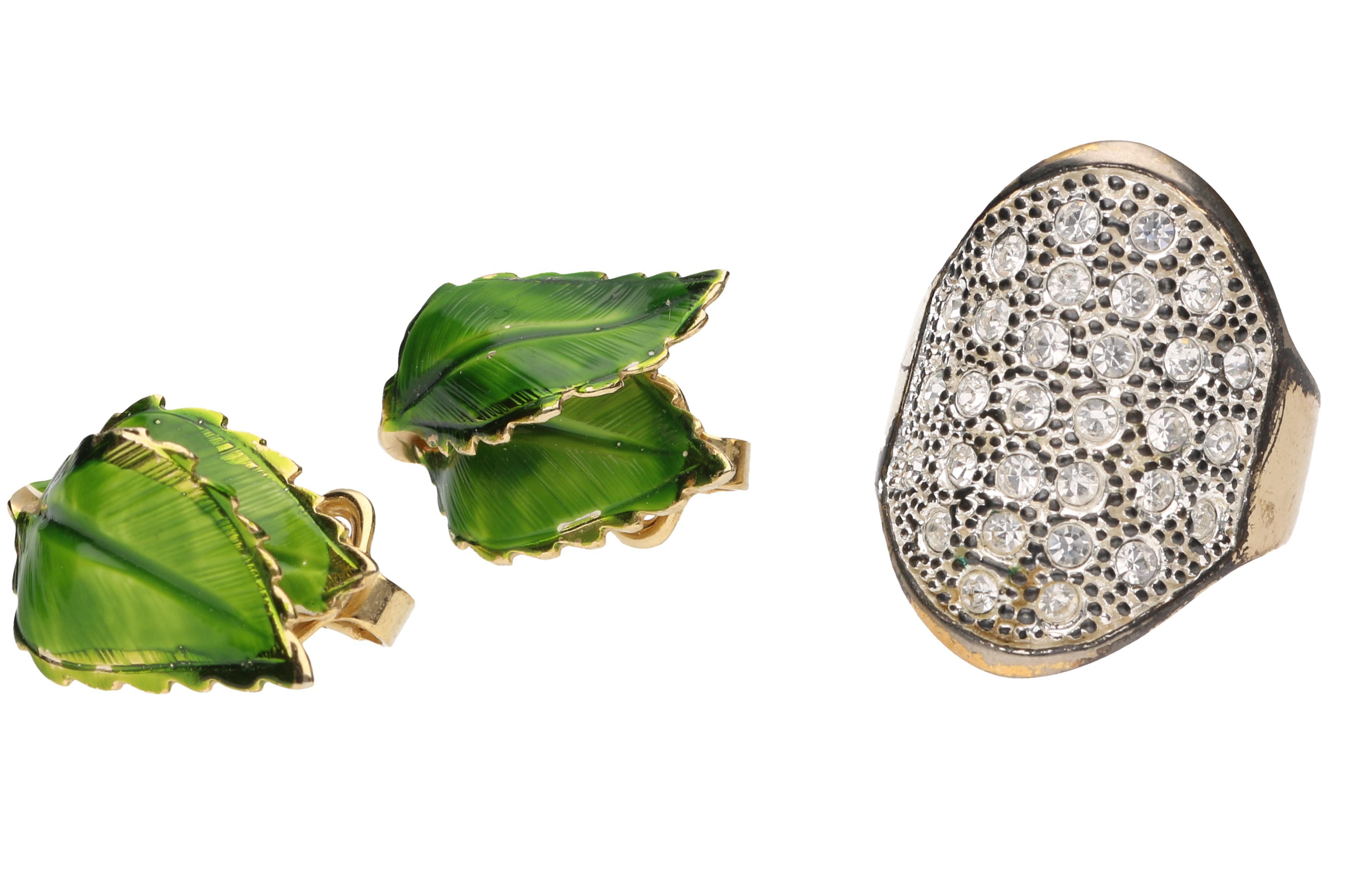 Assortment of Gold Toned Jewelry Including Jennifer Lopez