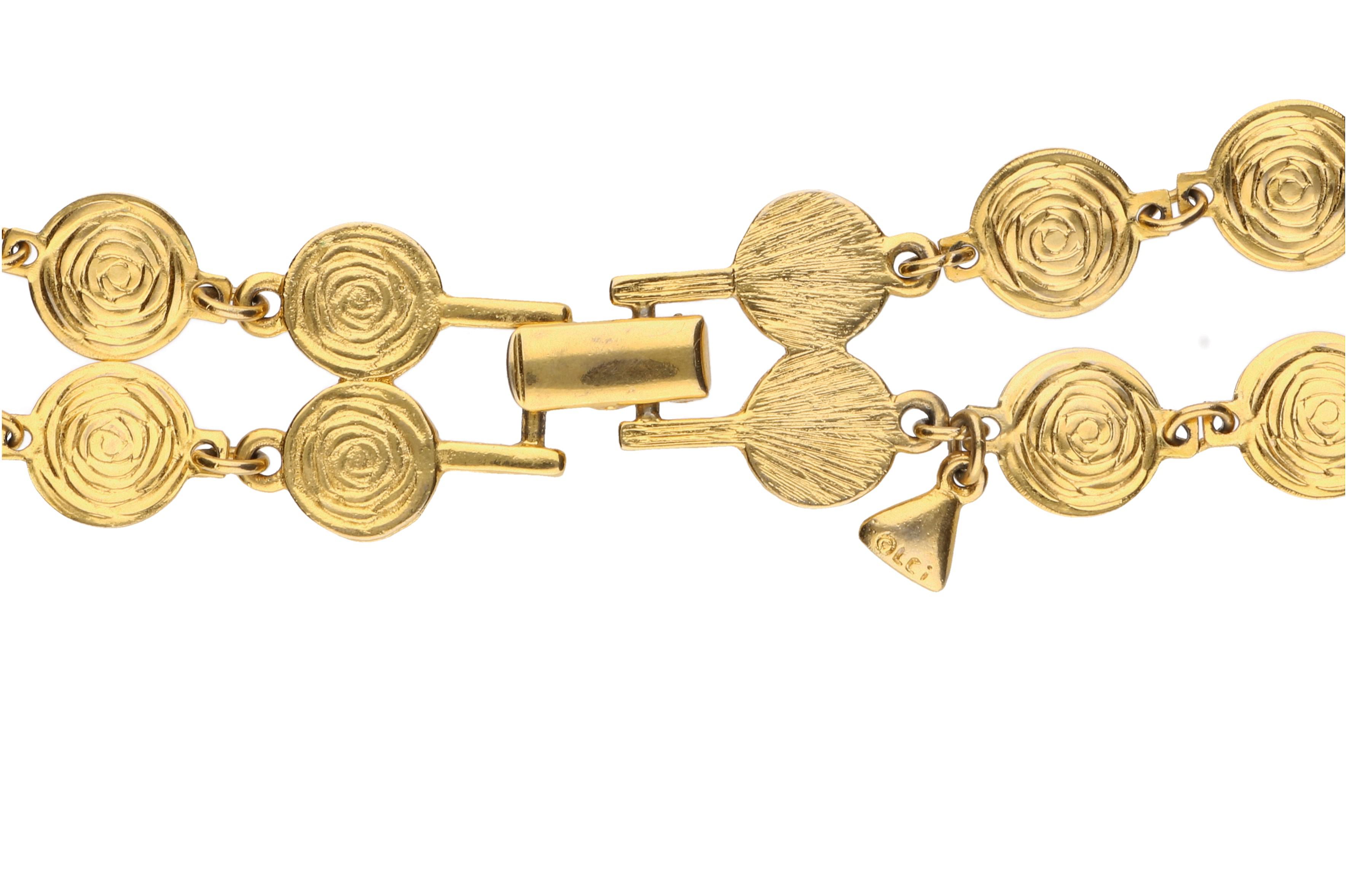 Assortment of Gold Toned Jewelry Including Jennifer Lopez