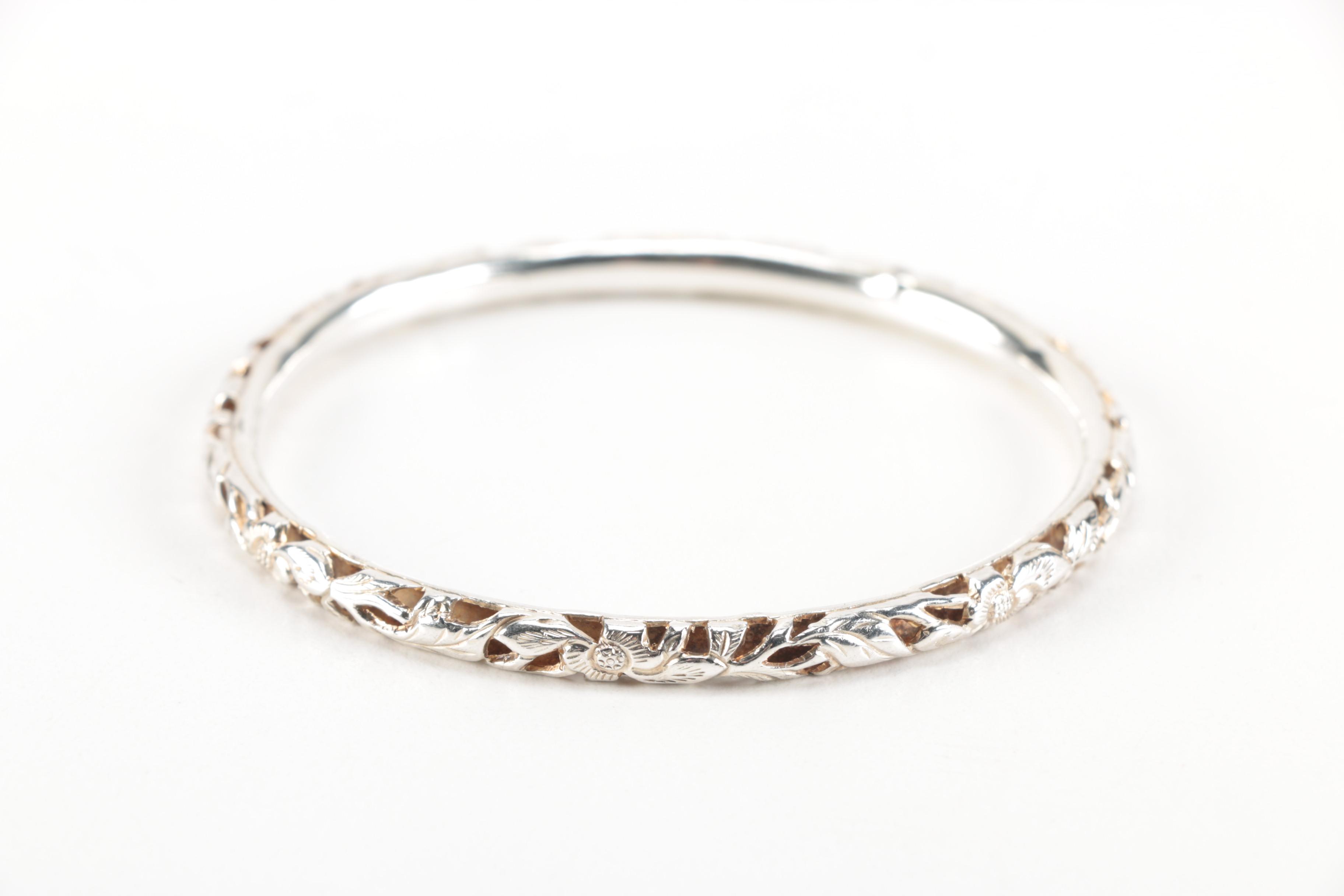 Sterling Silver Bangle Bracelets