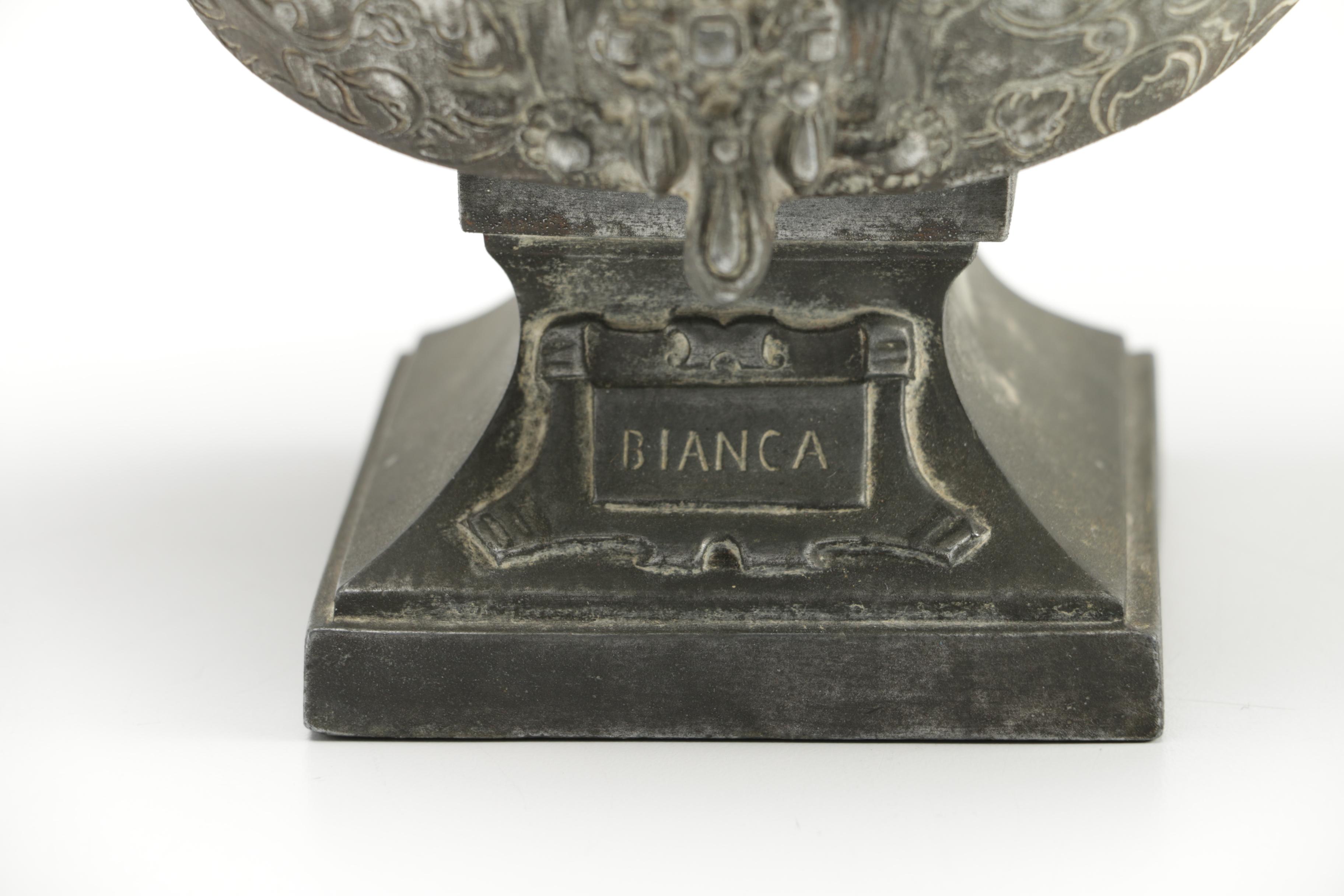Cast Reproduction Sculpture After Cesare Constantino Ceribelli's "Bust of Bianca"