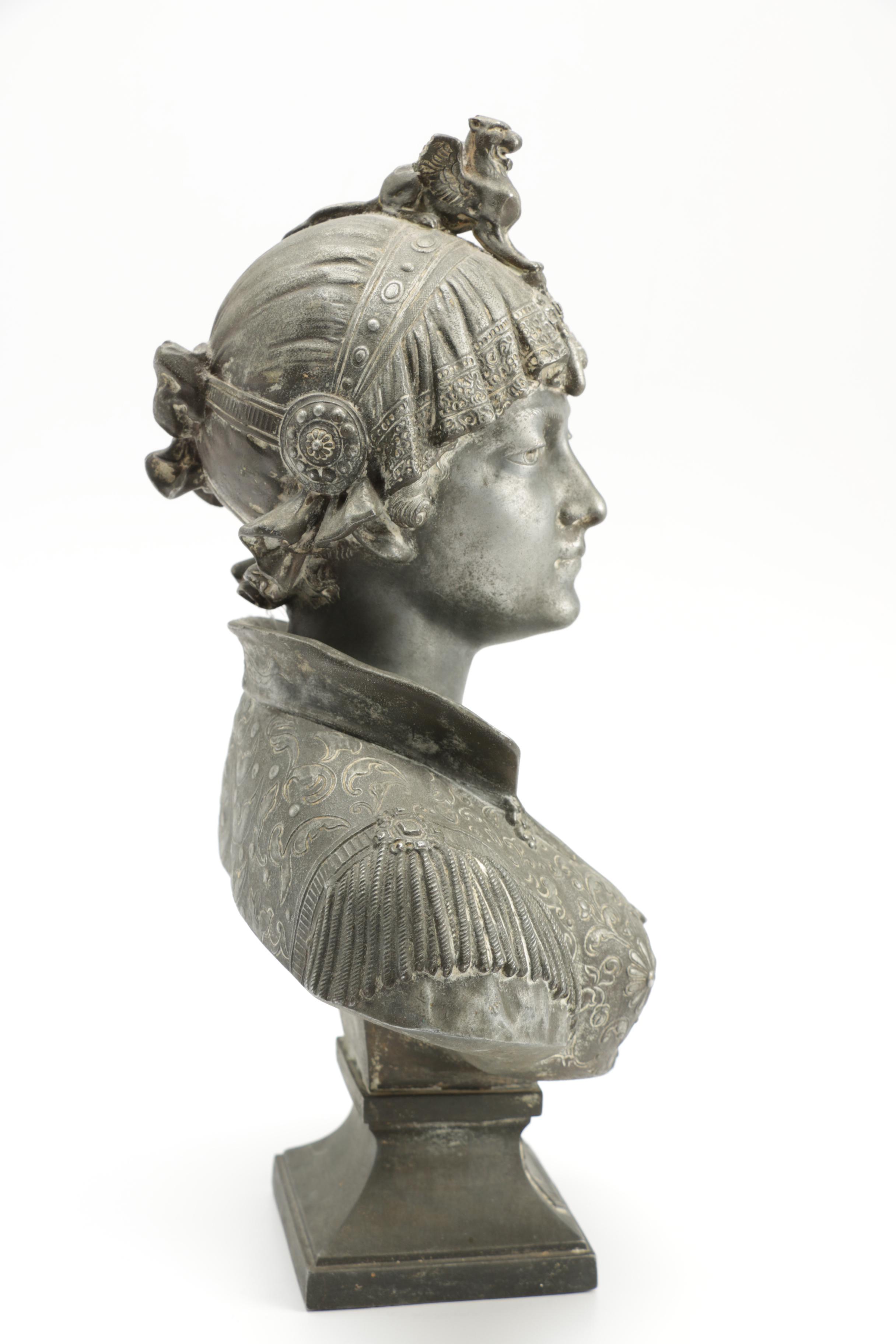 Cast Reproduction Sculpture After Cesare Constantino Ceribelli's "Bust of Bianca"