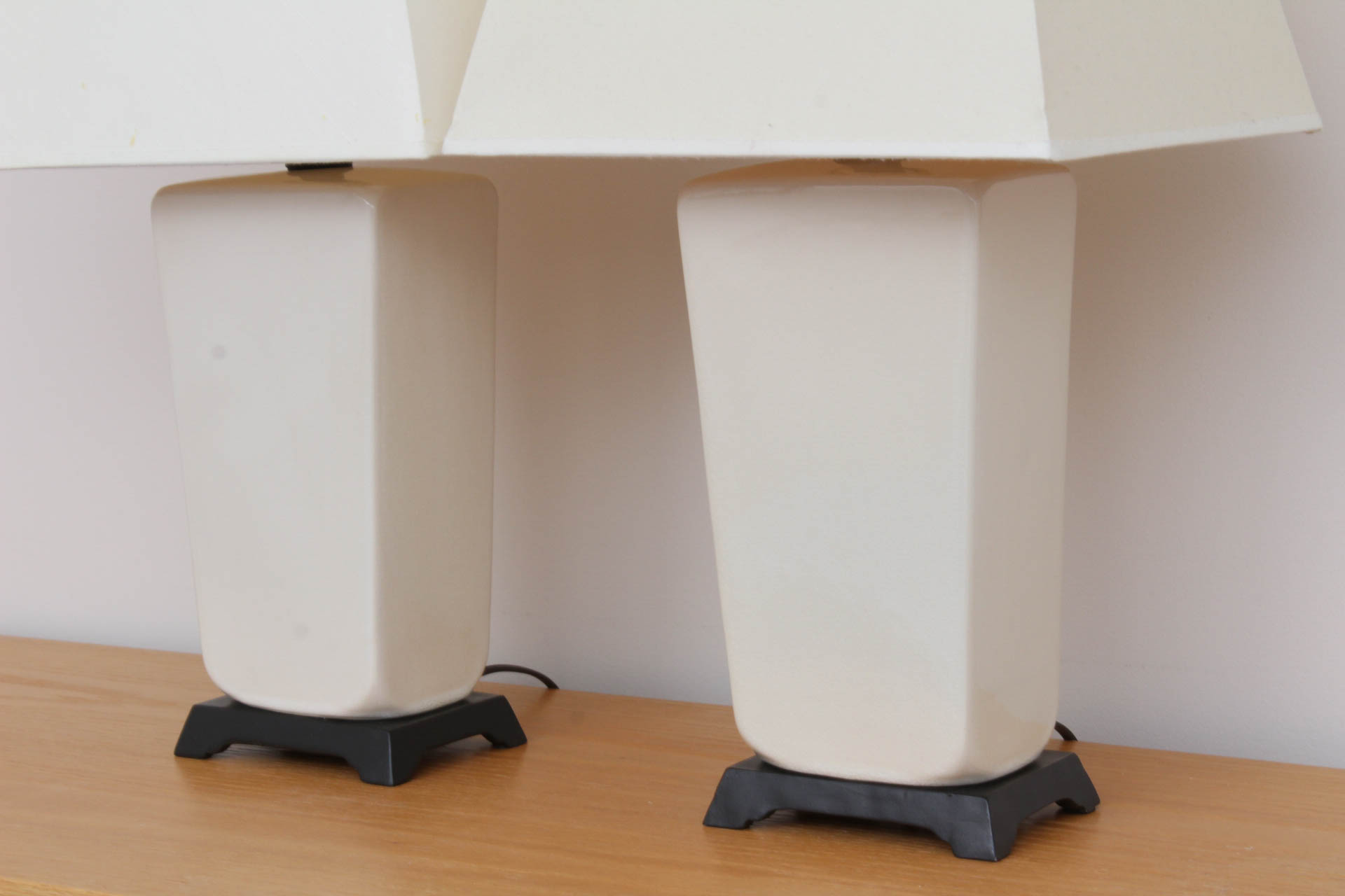 Ceramic Table Lamps and Floor Lamp
