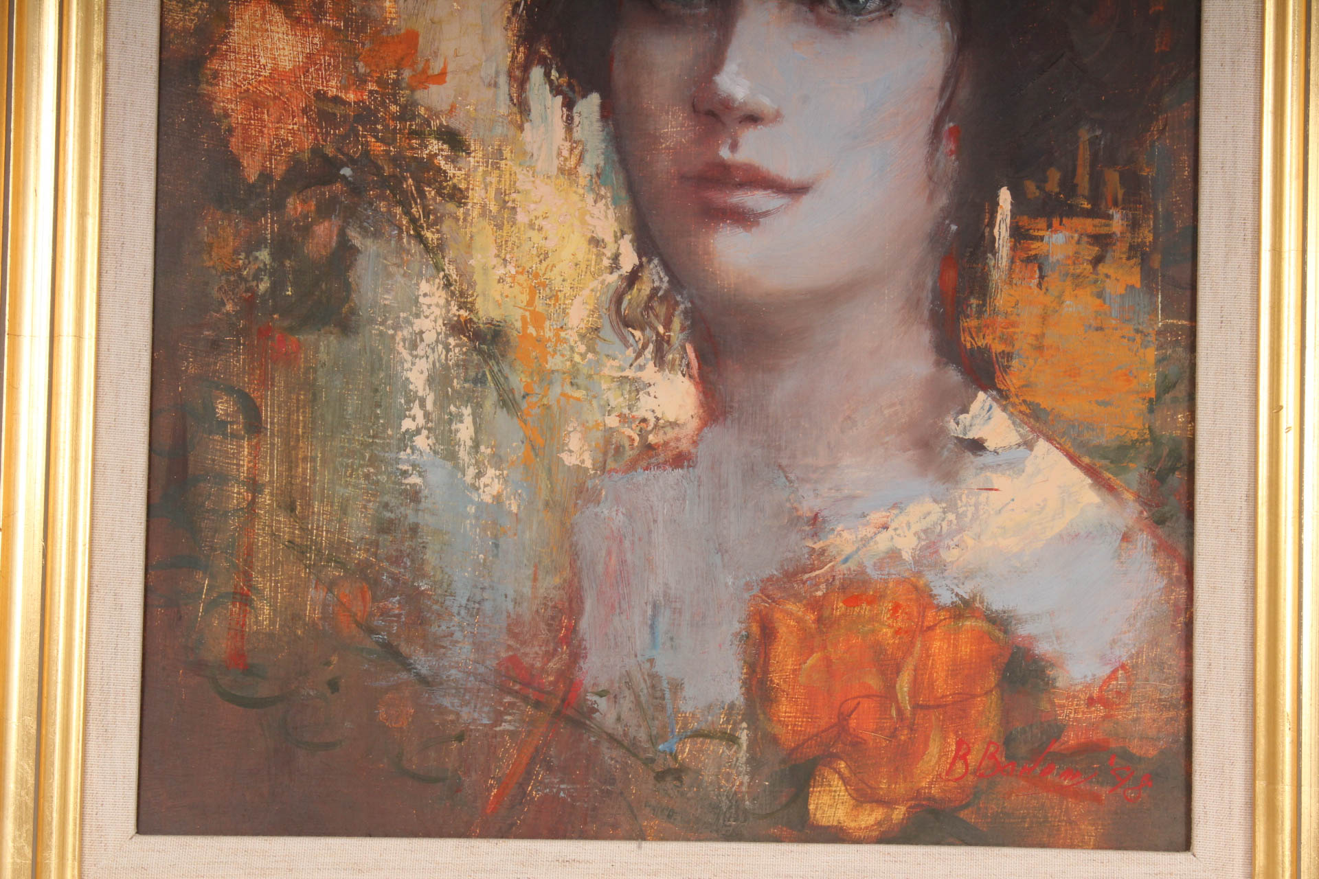 Bohuslav Barlow Oil Painting "Karen"