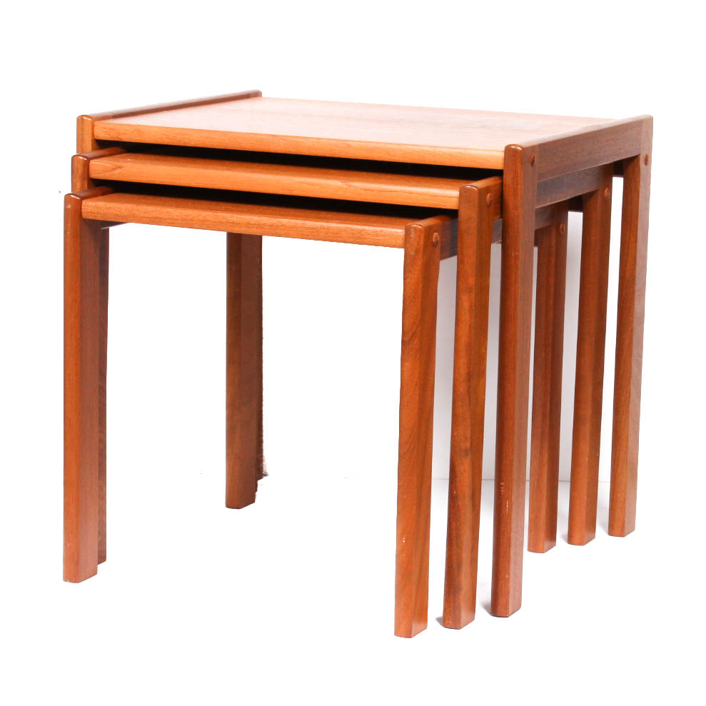 Danish Modern Style Nesting Tables