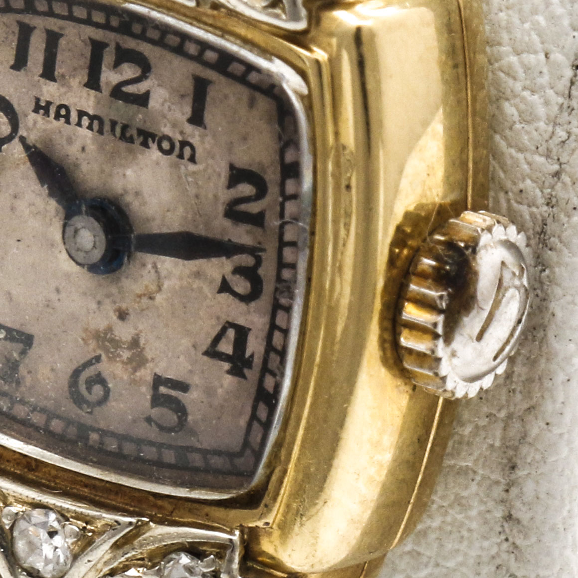 Hamilton 14K Yellow Gold and Diamond Watch