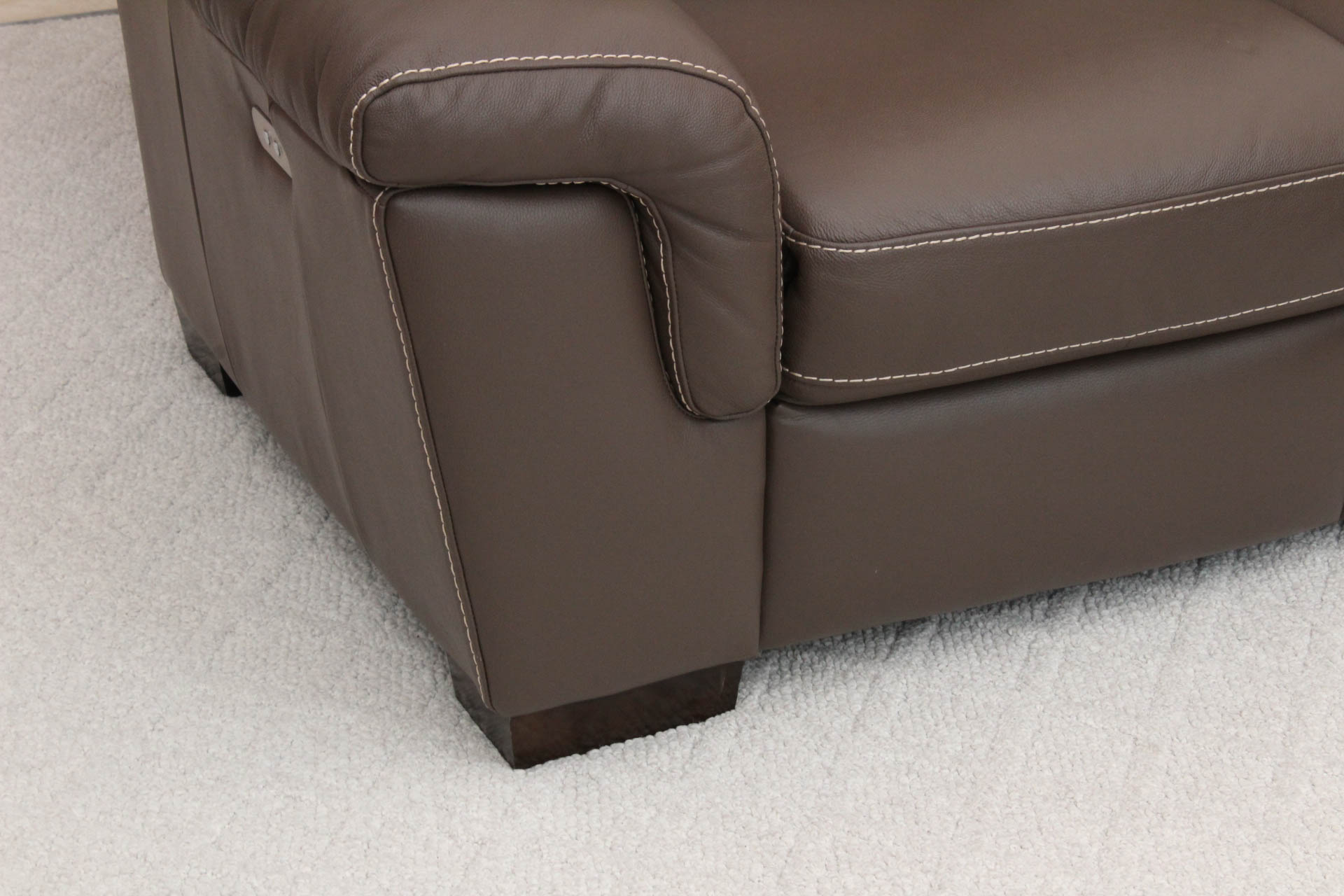 Electric Leather Loveseat