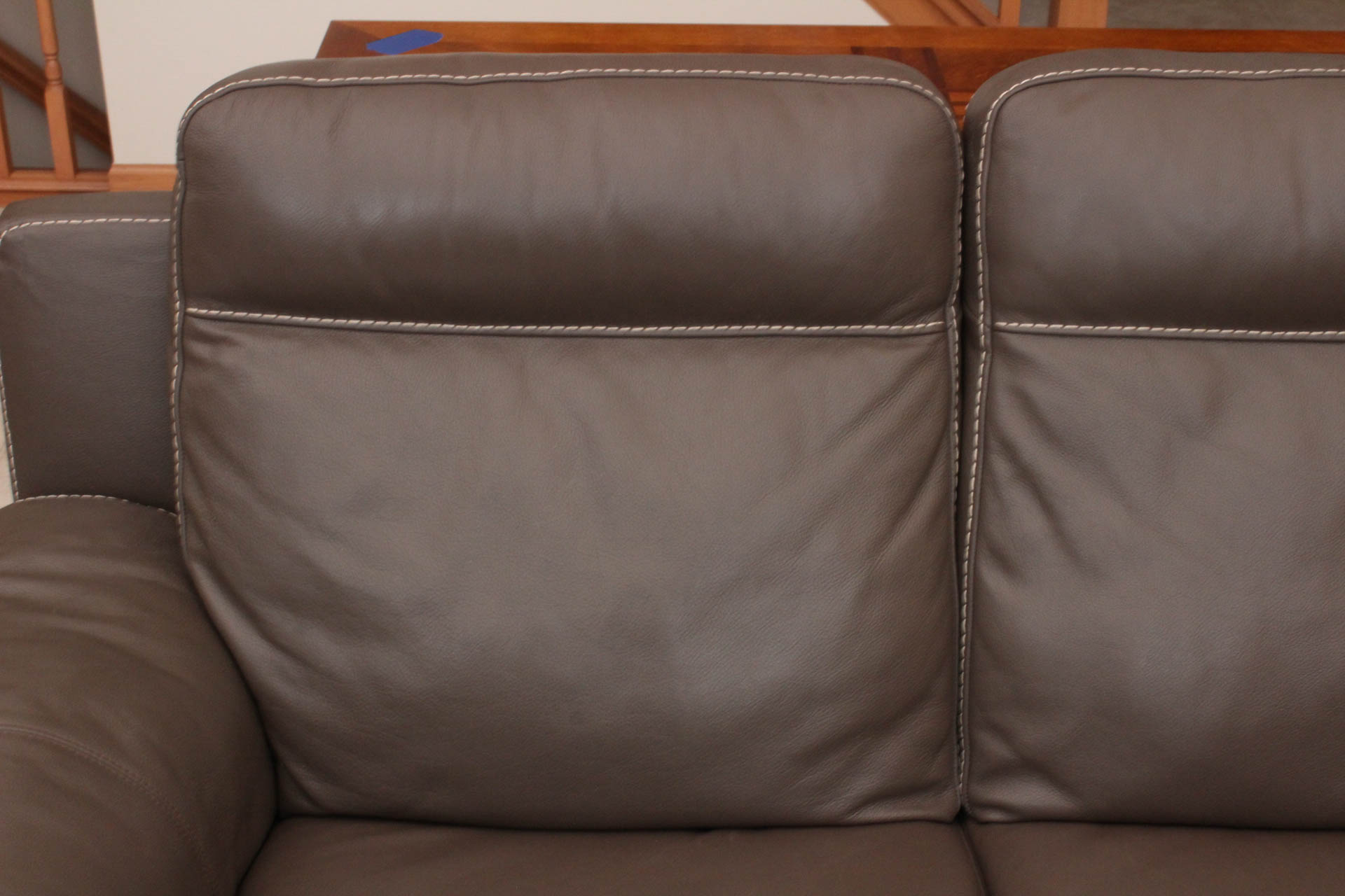 Electric Leather Loveseat