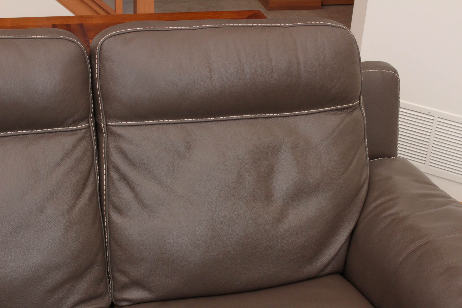 Electric Leather Loveseat