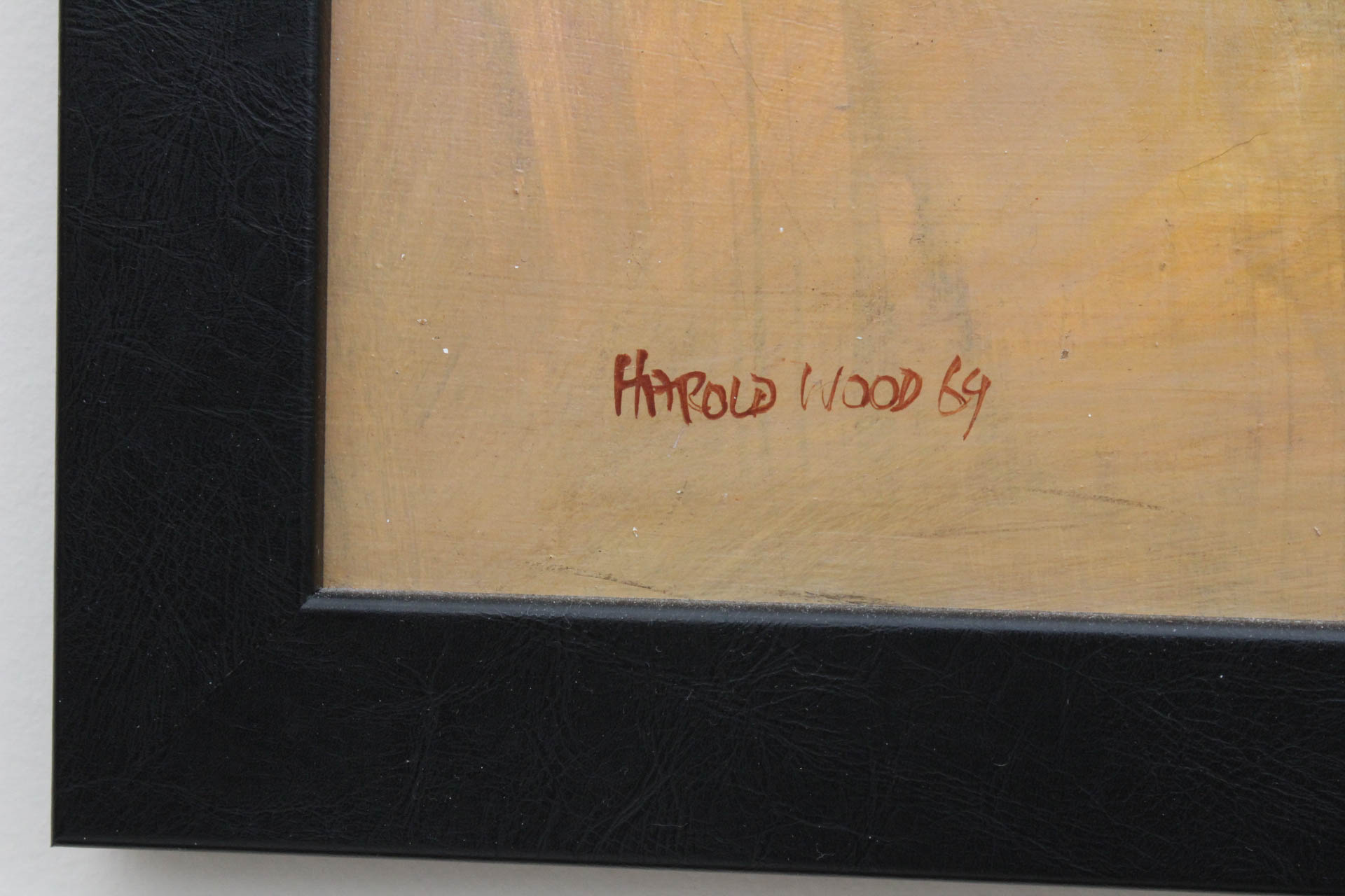 Harold Wood Oil Painting on Board featuring  "Don Quixote"