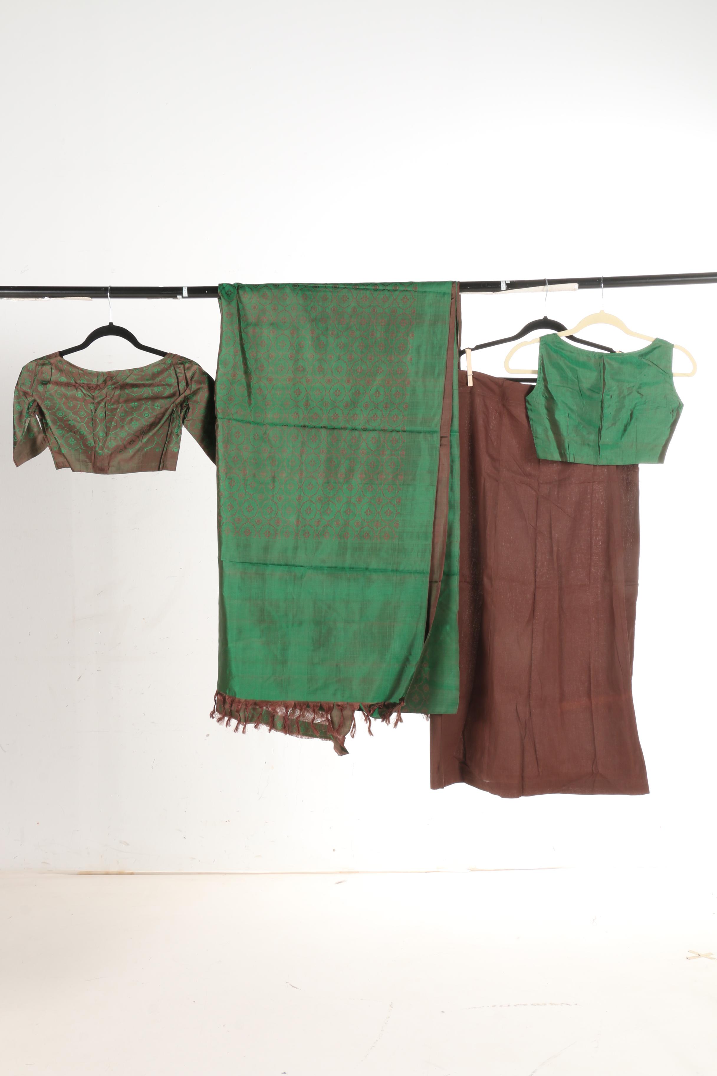 Saris, Cholis, and Lehenga