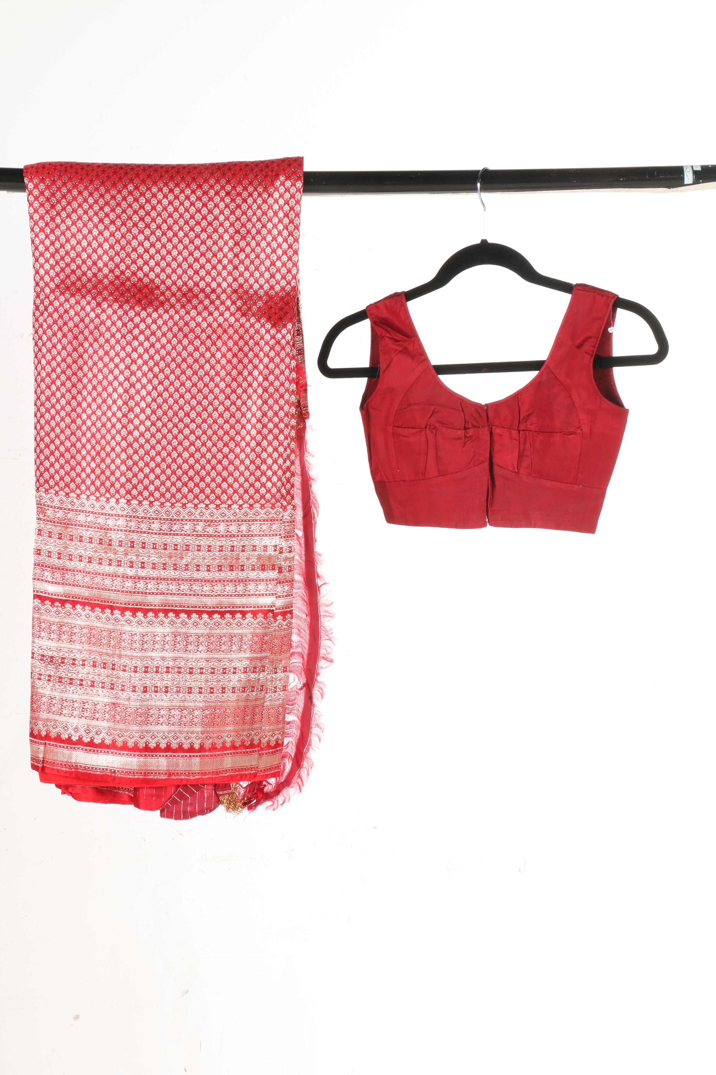 Saris, Cholis, and Lehenga