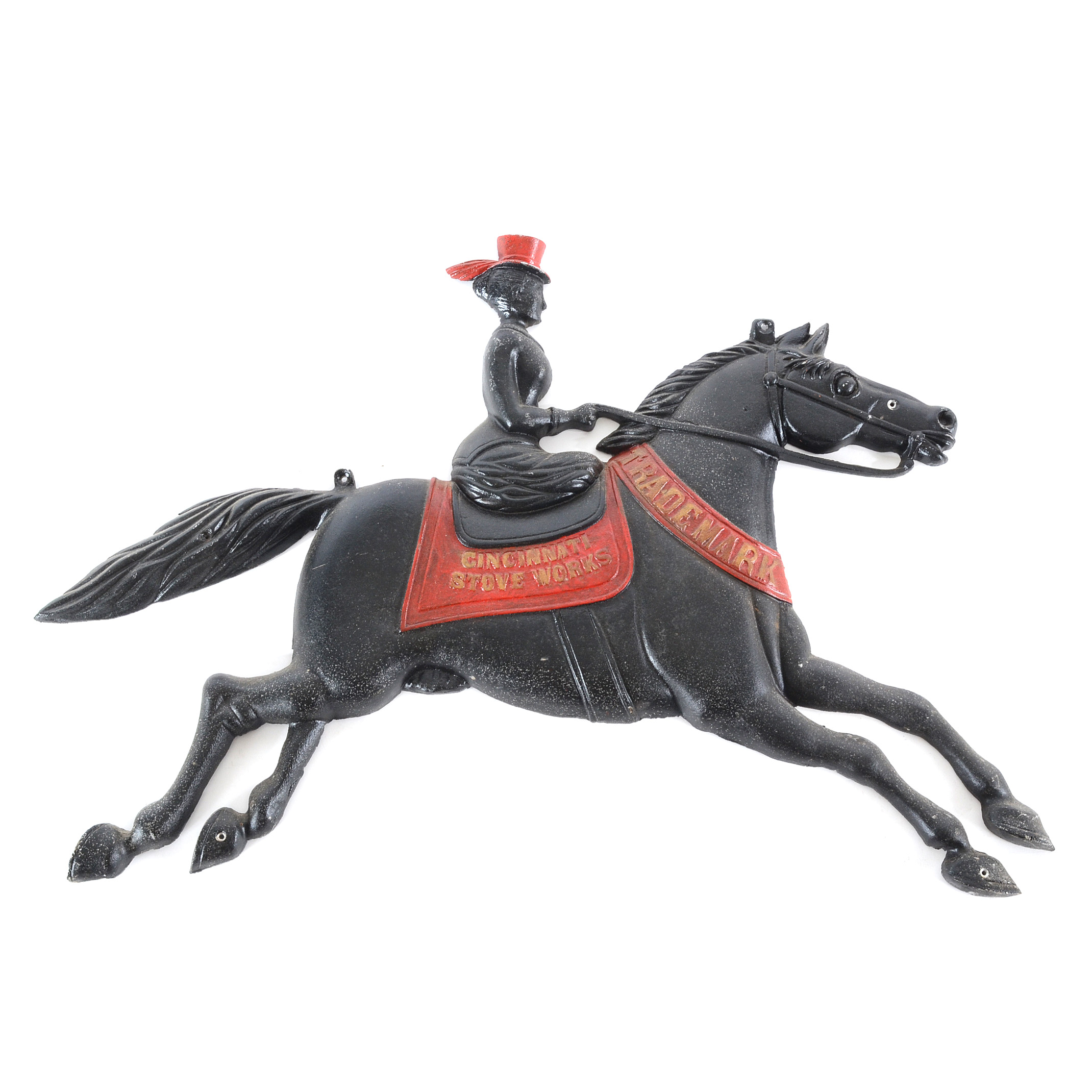 Cast Aluminum Cincinnati Stove Works Sign