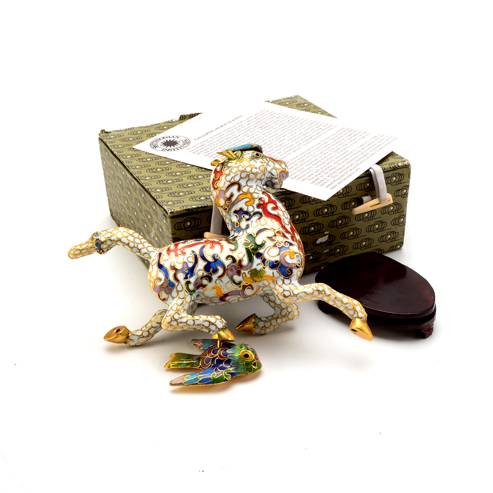 Cloisonné Replica of the "Gansu Flying Horse"