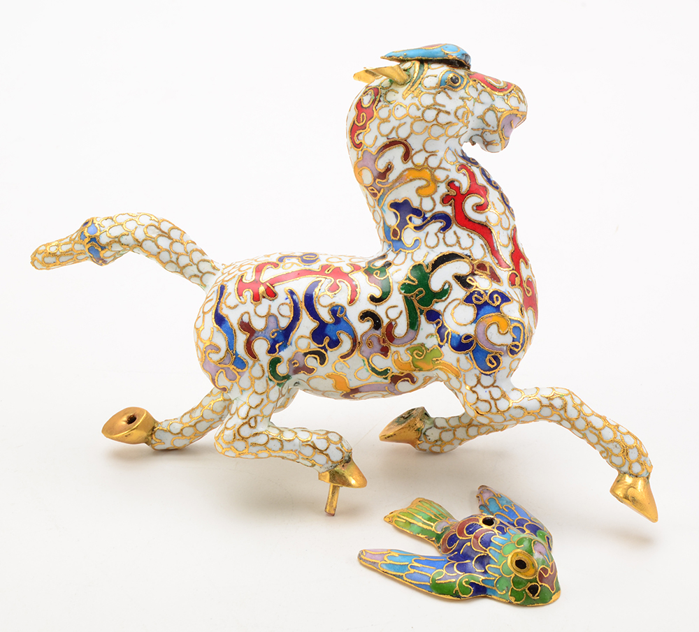 Cloisonné Replica of the "Gansu Flying Horse"