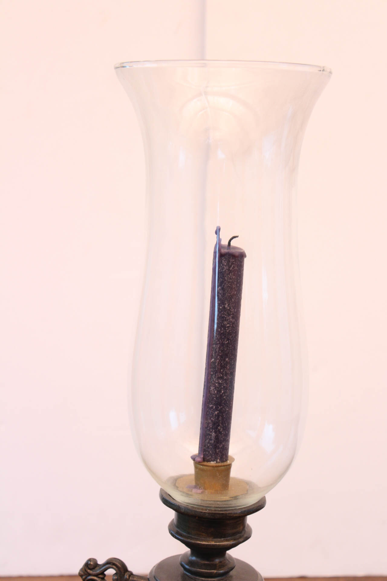 Vintage Faux Hurricane Candle Holder