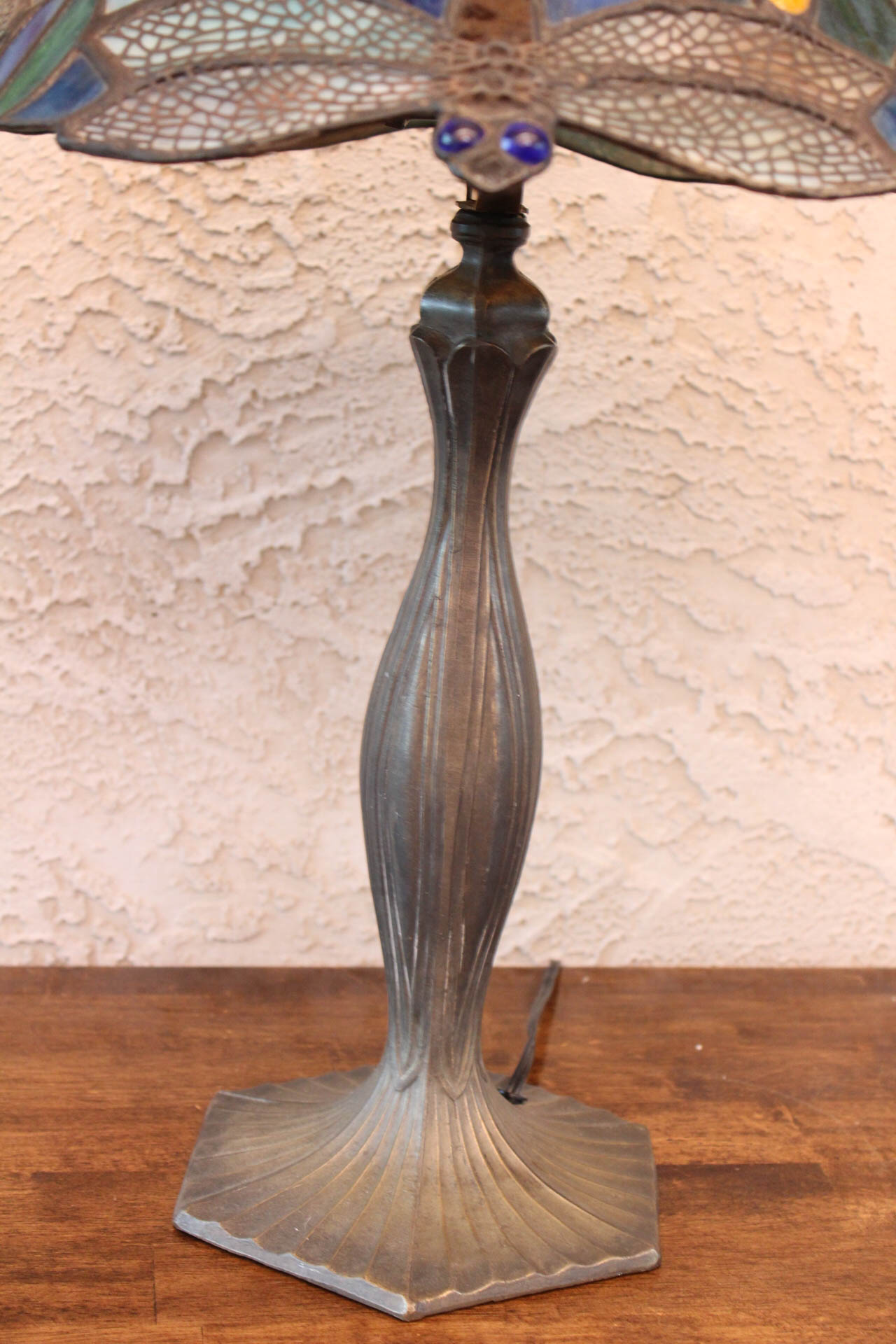 Slag Glass Lamp Pairing