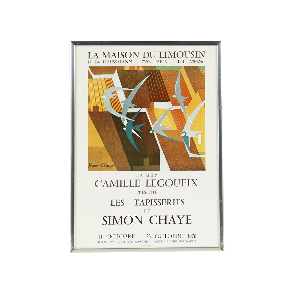 Simon Chaye Exhibition Poster for a Camille Legoueix Workshop