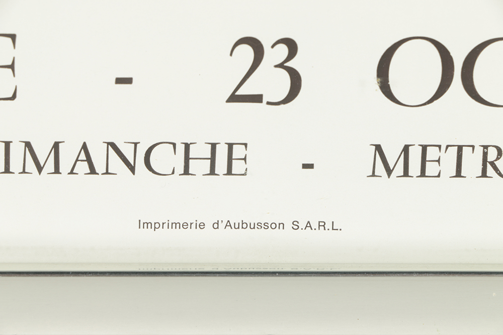 Simon Chaye Exhibition Poster for a Camille Legoueix Workshop