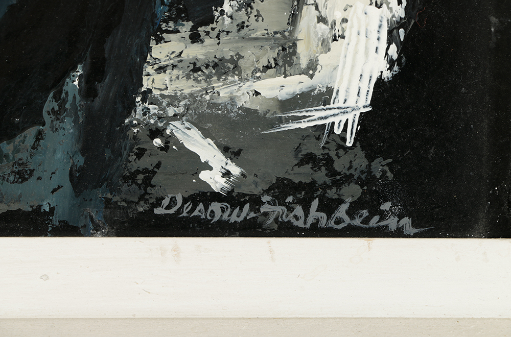 Lillian Desow-Fishbein Acrylic Painting on Canvas Board "Beggar-Oaxaca"