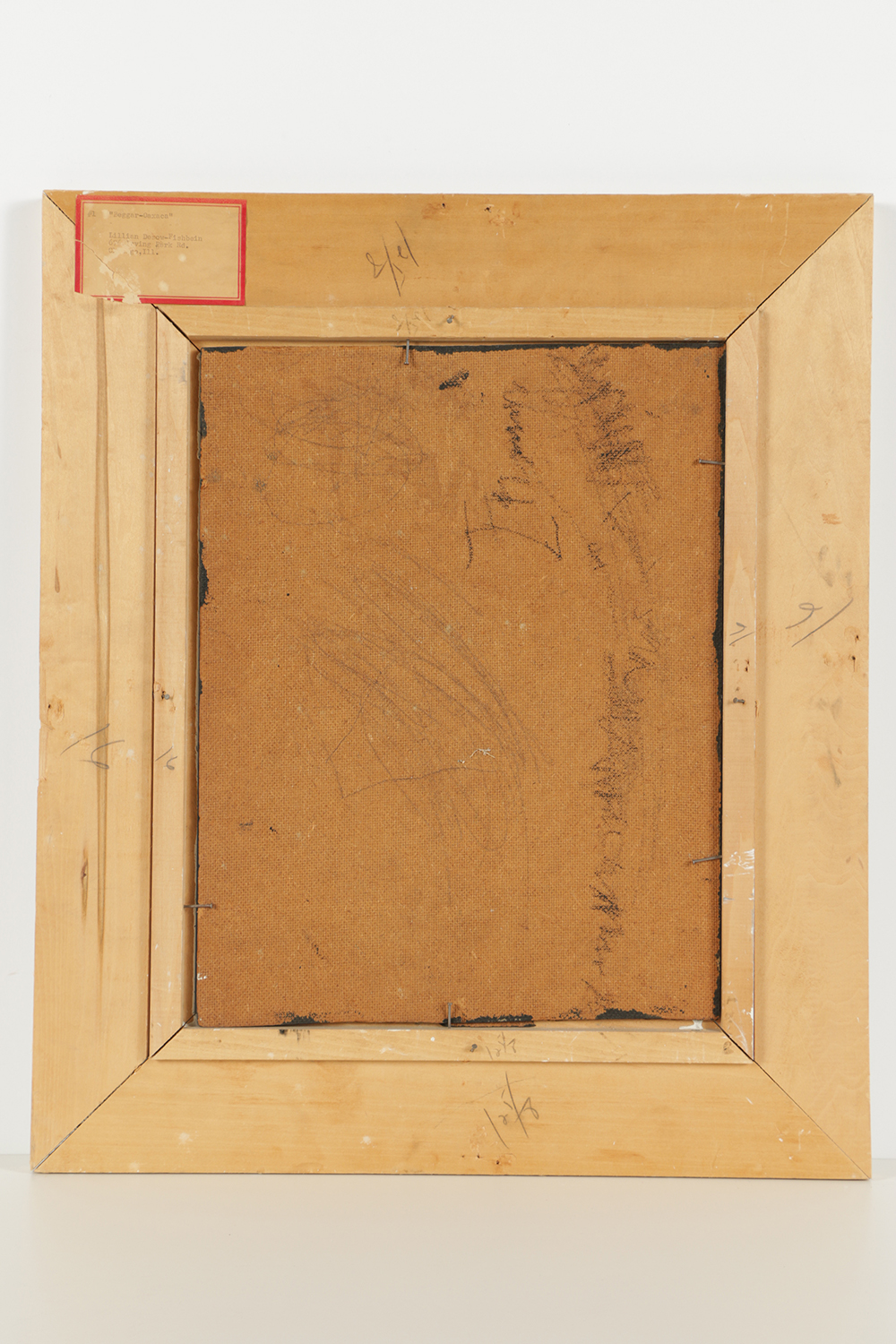 Lillian Desow-Fishbein Acrylic Painting on Canvas Board "Beggar-Oaxaca"