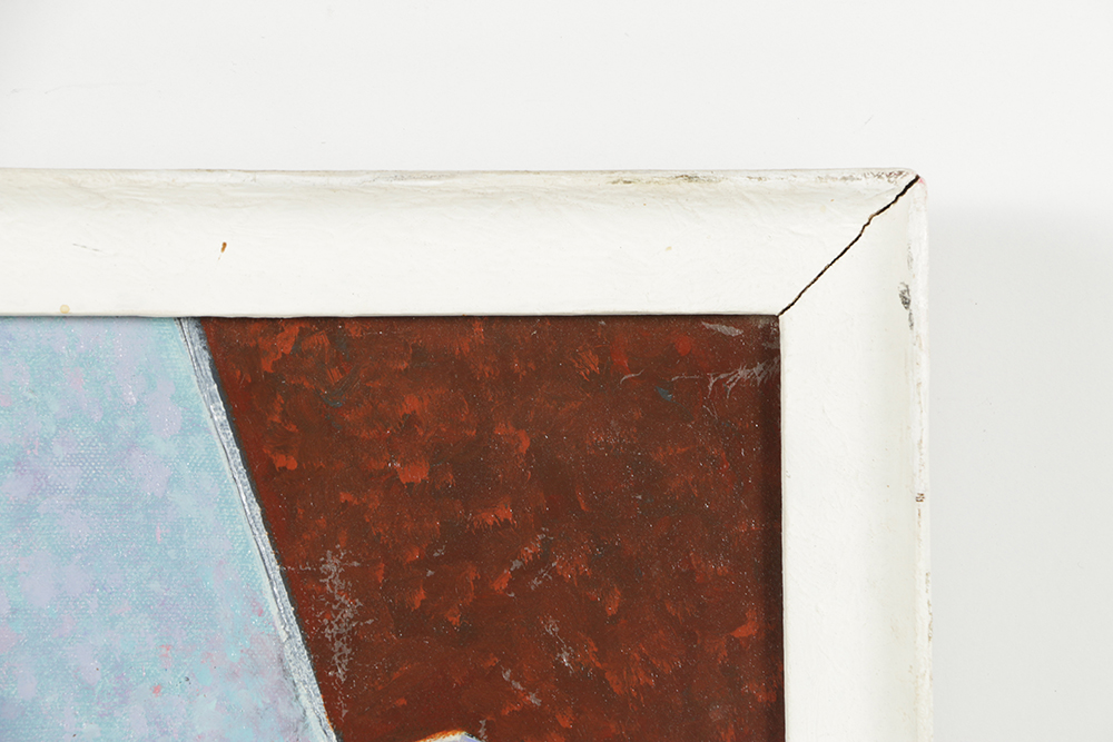 Michael Michele Oil Painting on Canvas "Still Life with Mandolin"