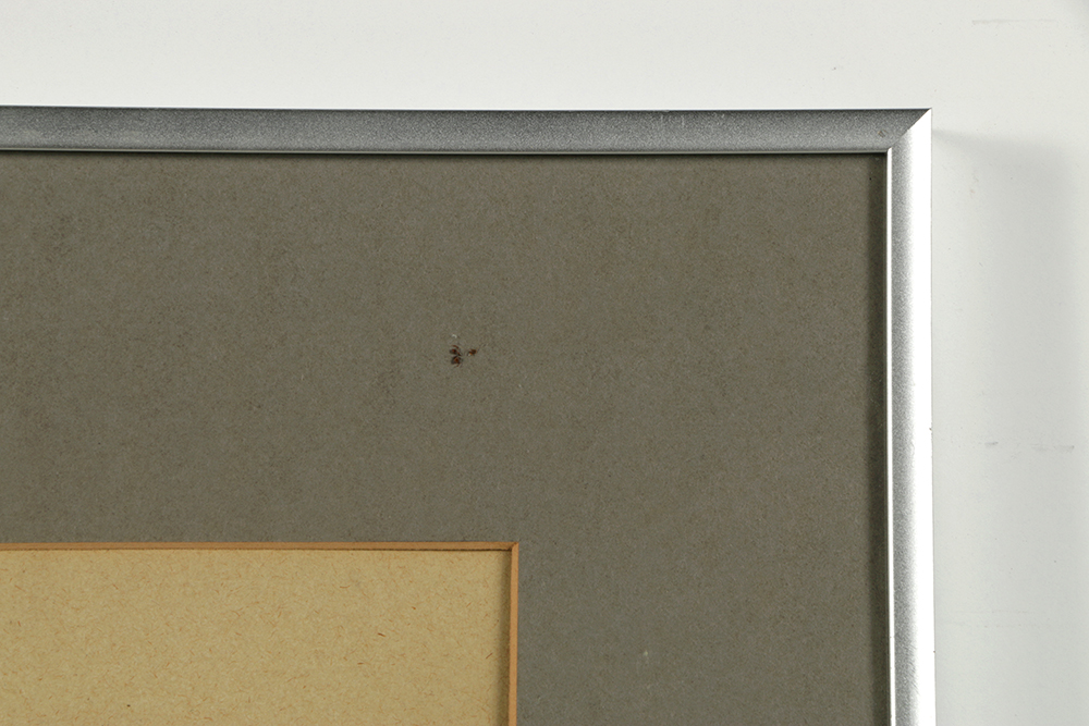 Charcoal Drawing on Paper of Man with a Pot