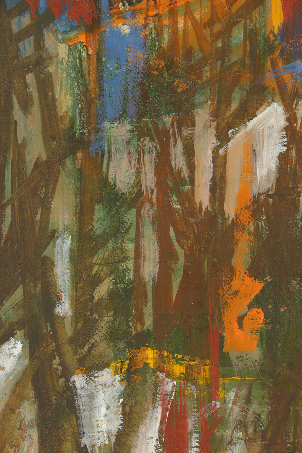 Dino Capari Abstract Oil Painting on Canvas Board