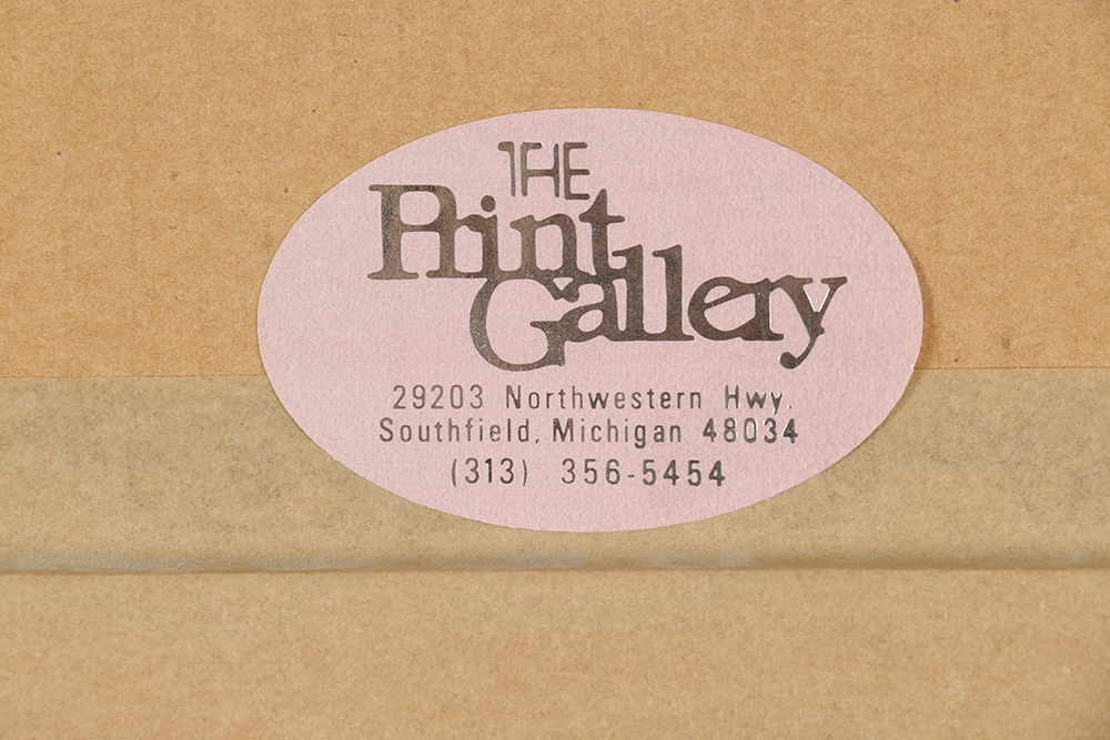 After Morris Louis Offset Lithograph on Paper "Point of Tranquility"