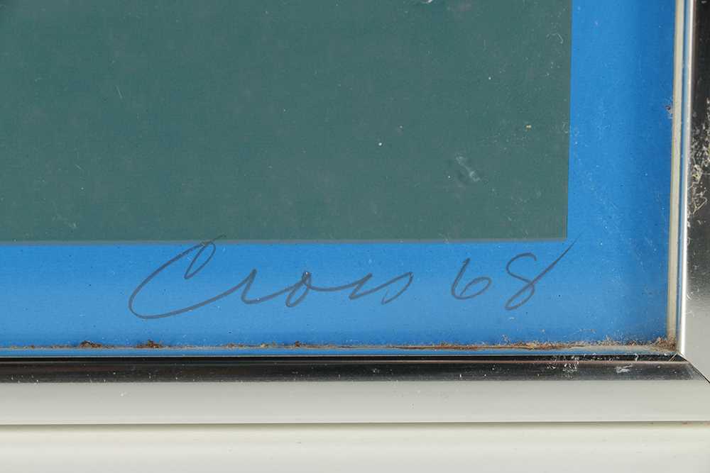 Gerald Cross Limited Edition Serigraph on Paper "Quadrotet II"