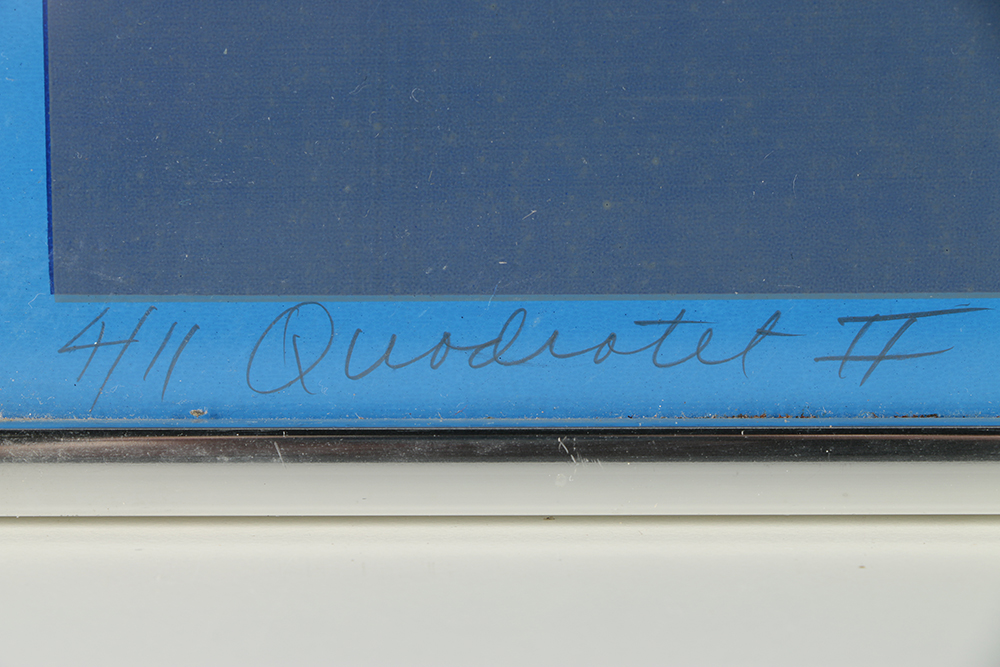 Gerald Cross Limited Edition Serigraph on Paper "Quadrotet II"