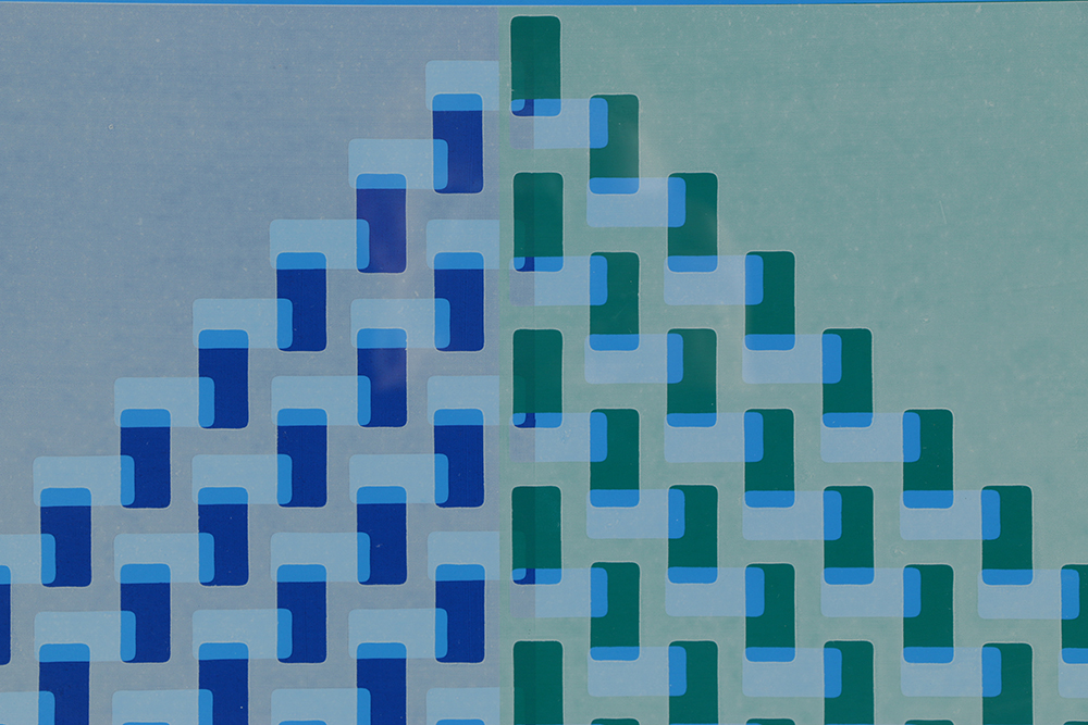 Gerald Cross Limited Edition Serigraph on Paper "Quadrotet II"