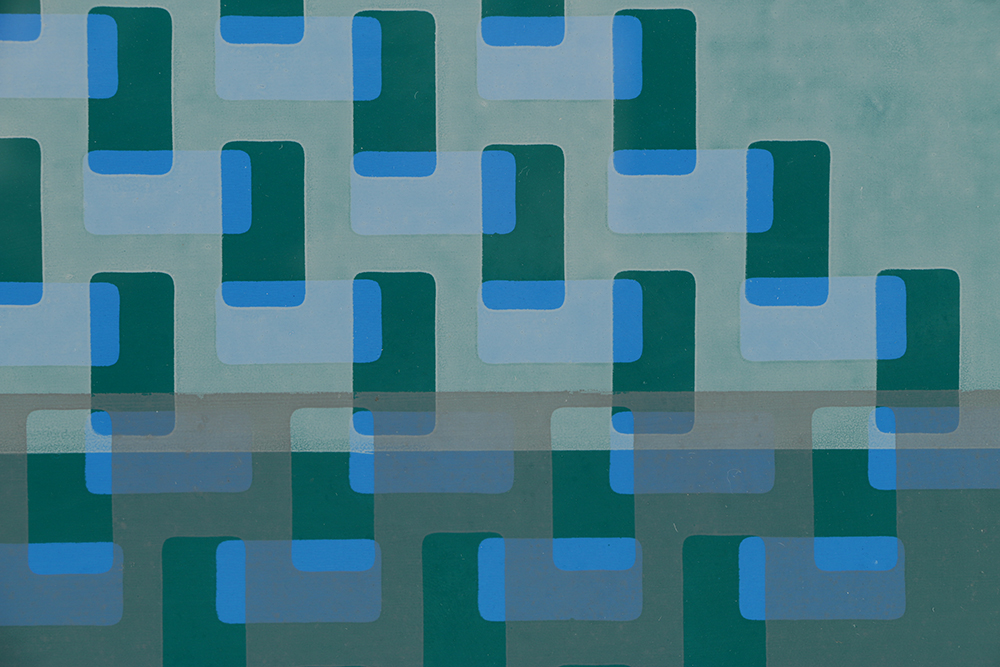 Gerald Cross Limited Edition Serigraph on Paper "Quadrotet II"