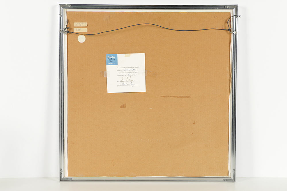 Gerald Cross Limited Edition Serigraph on Paper "Quadrotet II"