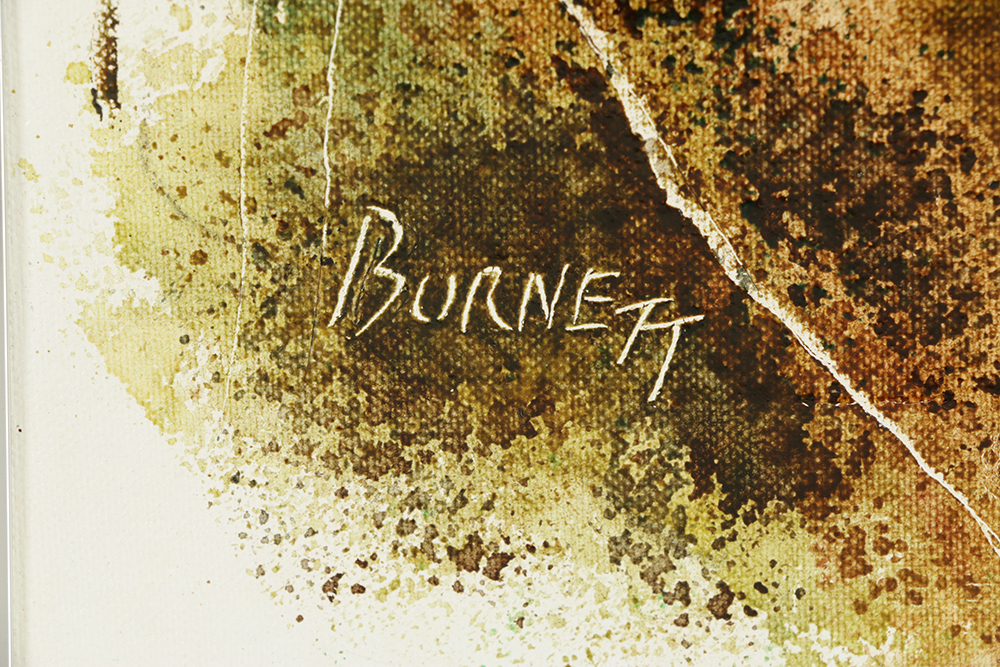 Calvin Waller Burnett Oil Painting on Canvas of Nude Figures