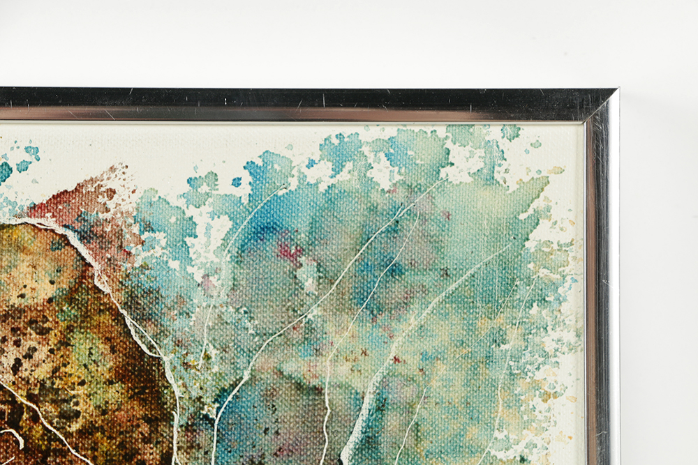 Calvin Waller Burnett Oil Painting on Canvas of Nude Figures