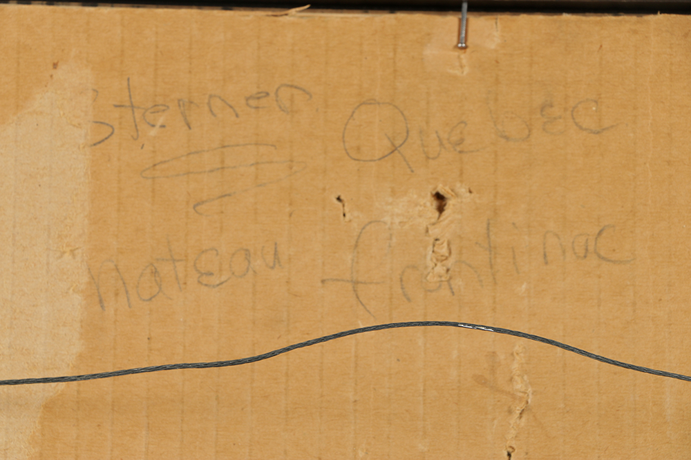 Malte Sterner Etching on Paper "Château Frontenac, a Quebec"