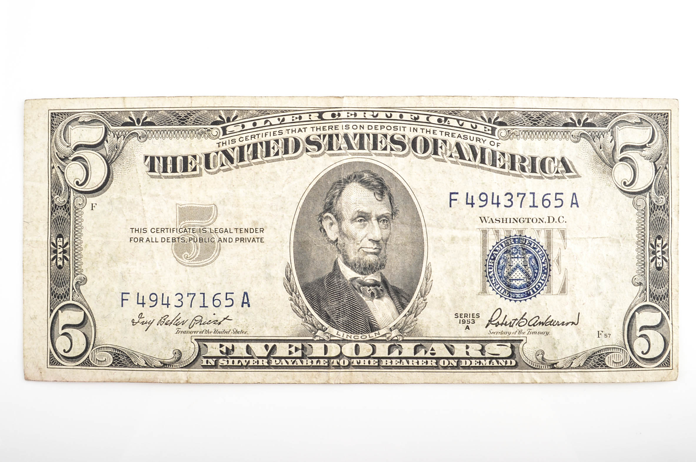 Eleven U.S. Silver Certificates