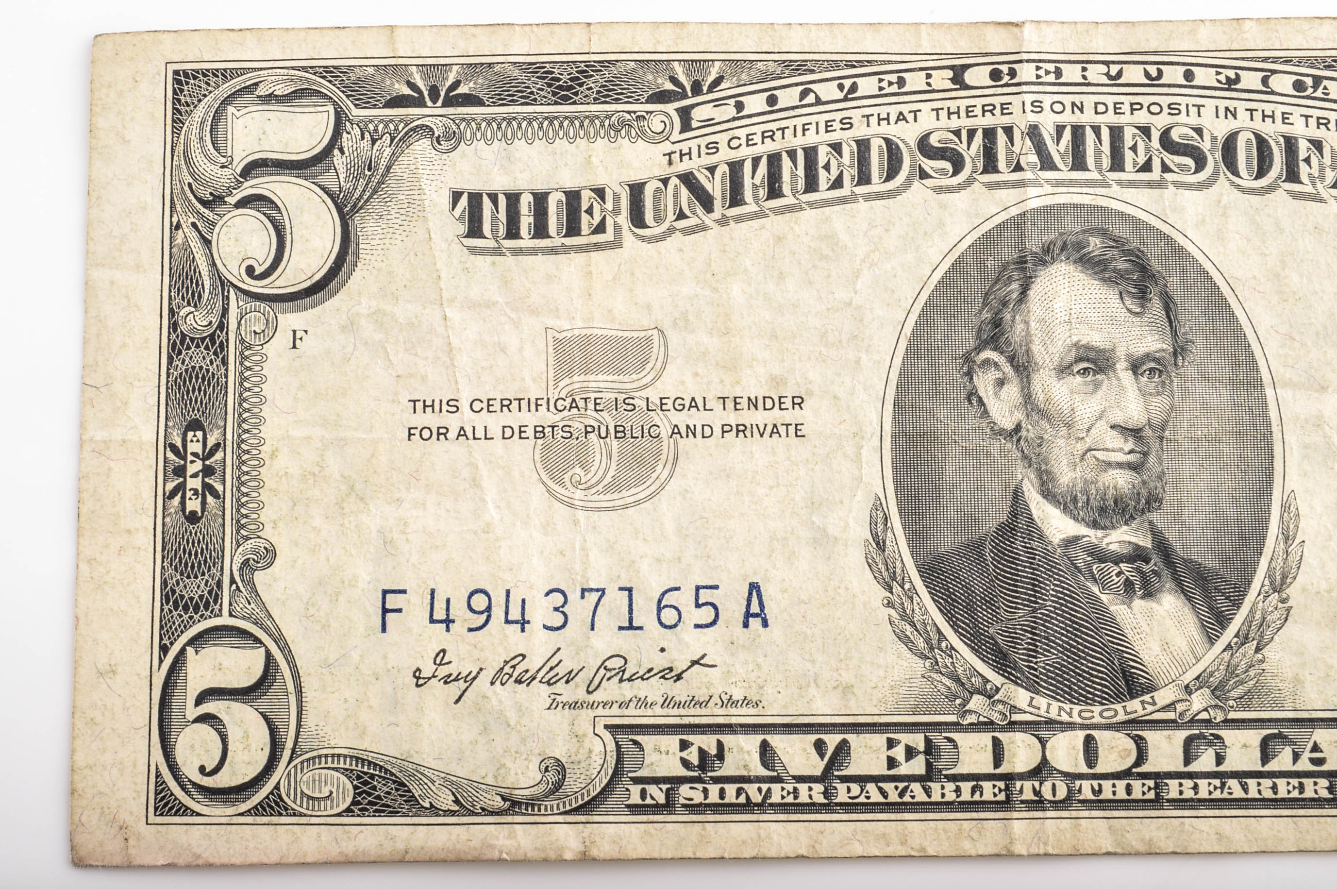 Eleven U.S. Silver Certificates