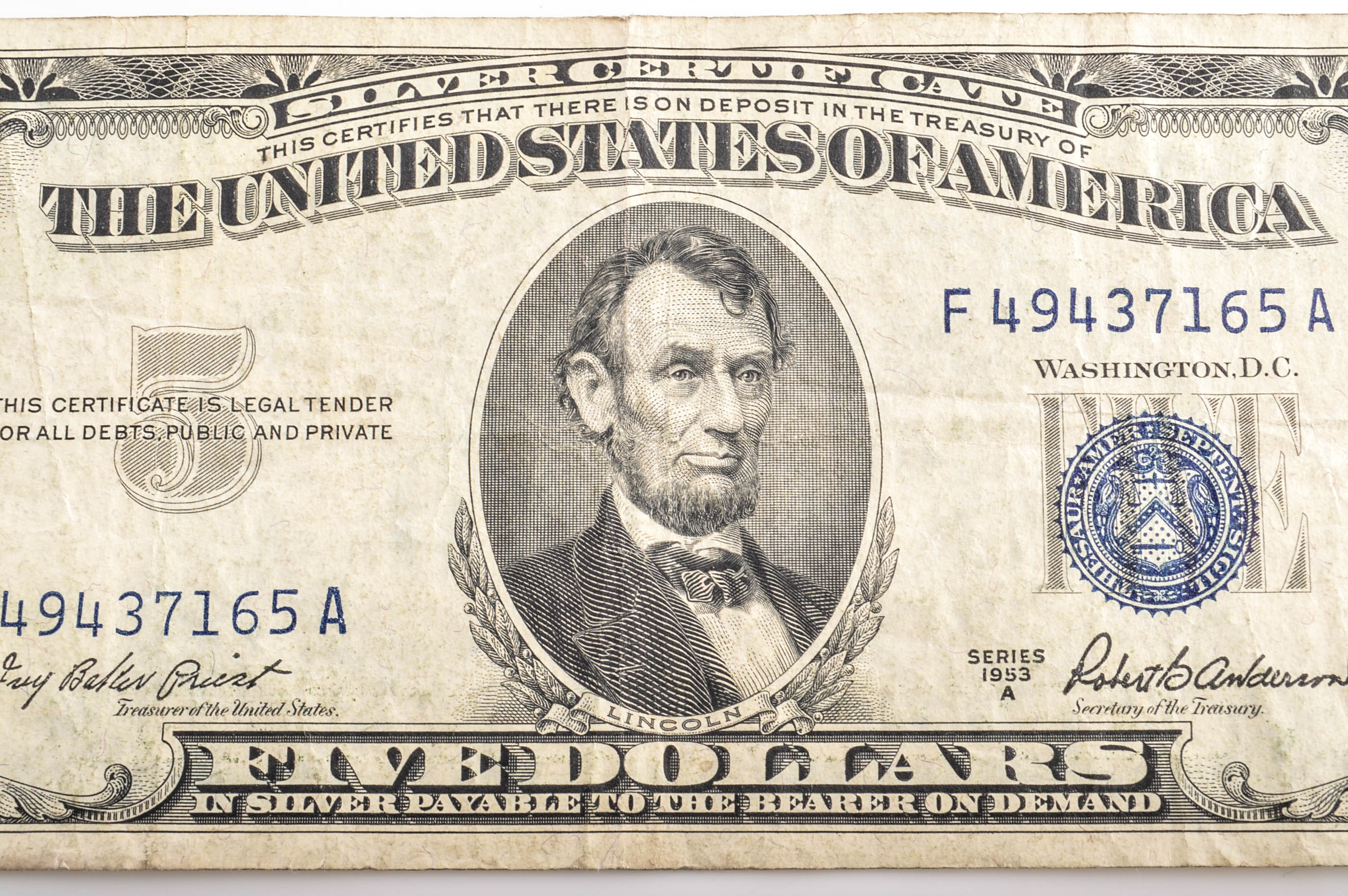Eleven U.S. Silver Certificates